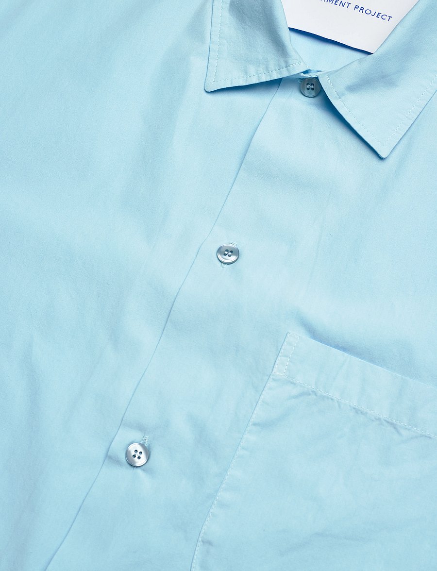 Garment Project - Holiday Shirt - Ice Blue - lühikeste varrukatega särgid - ice blue - 3