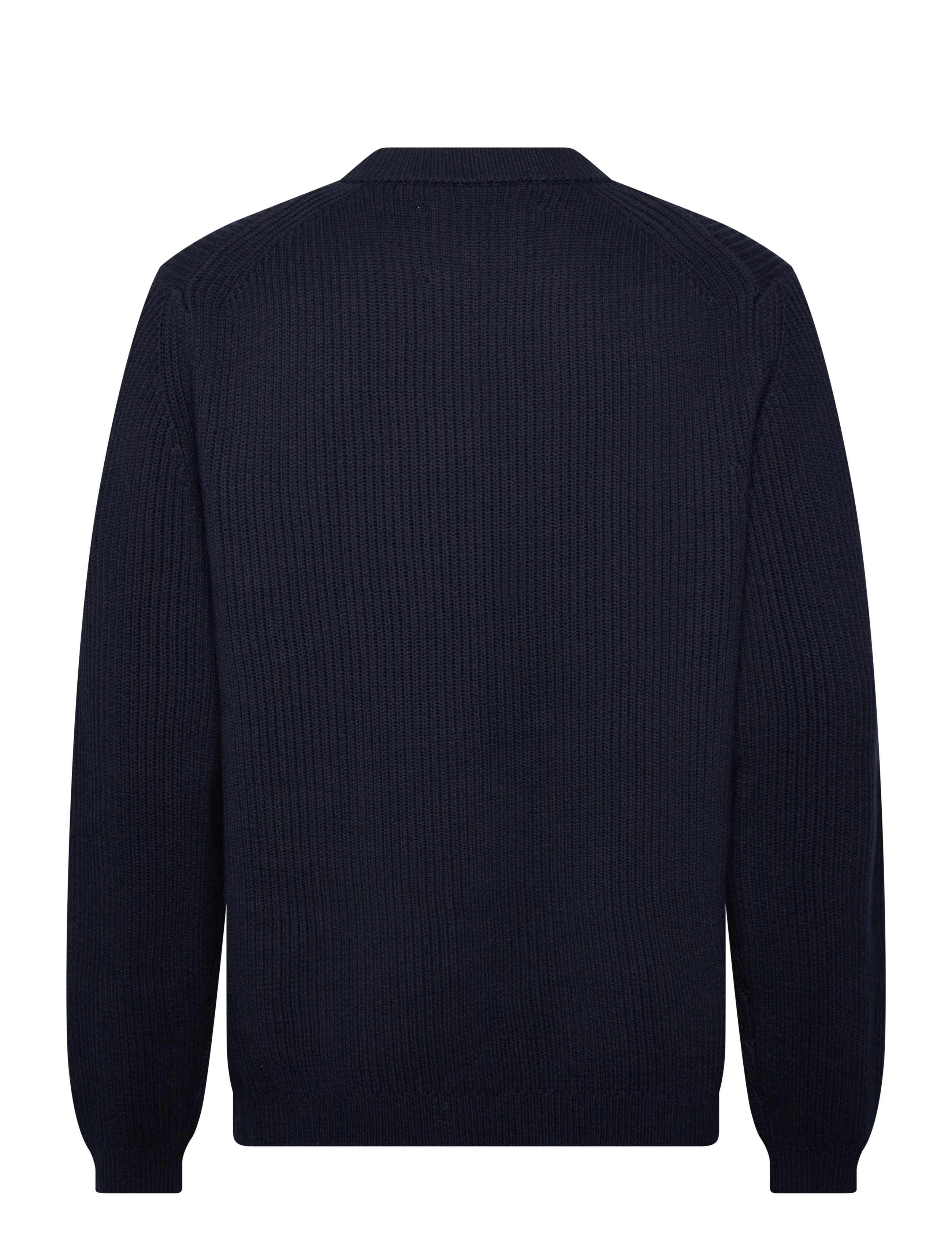 Garment Project - Boxy Cotton Knit - Navy - rundhals - navy - 1