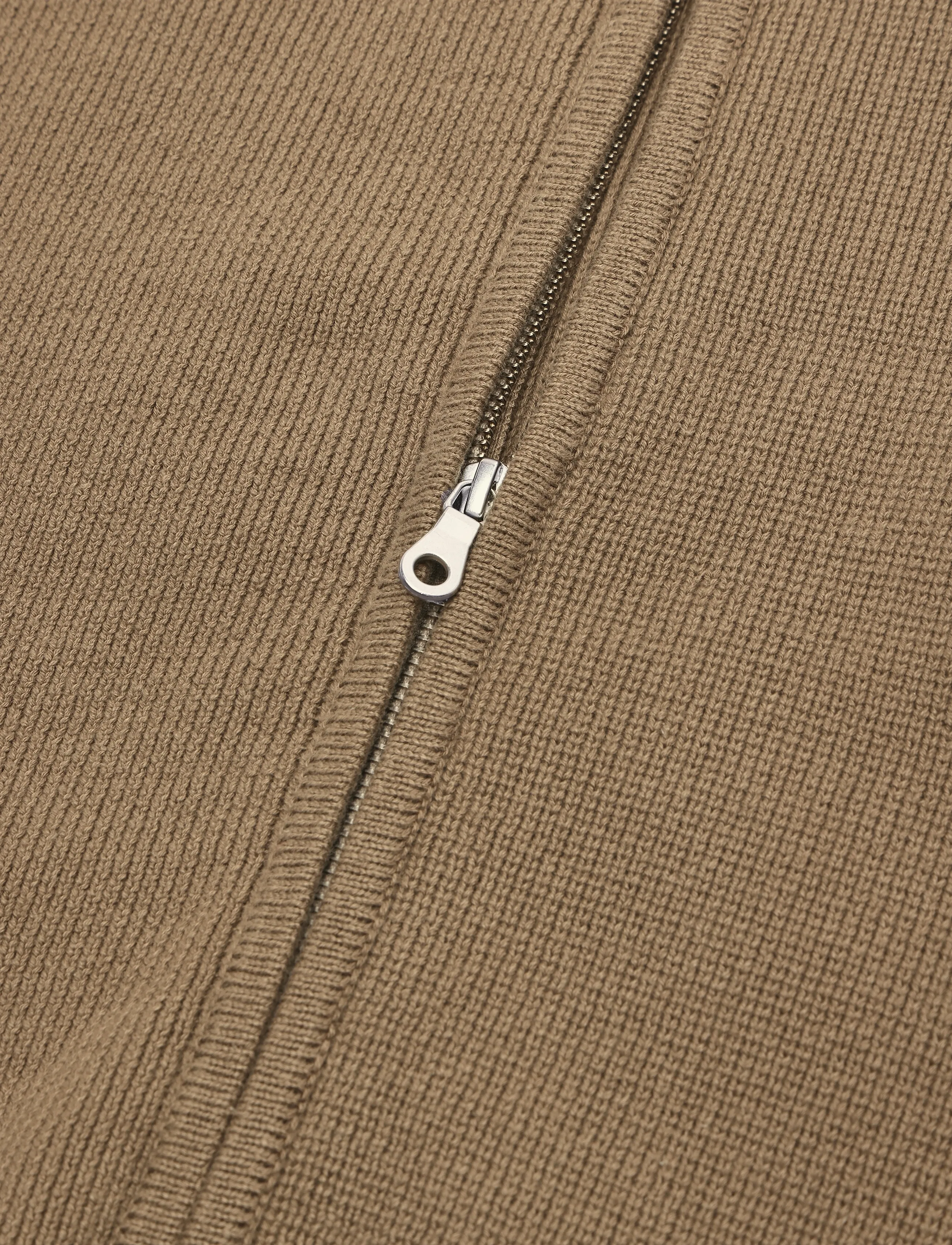 Garment Project - Zipper Knit Cardigan - Moss - moss - 3
