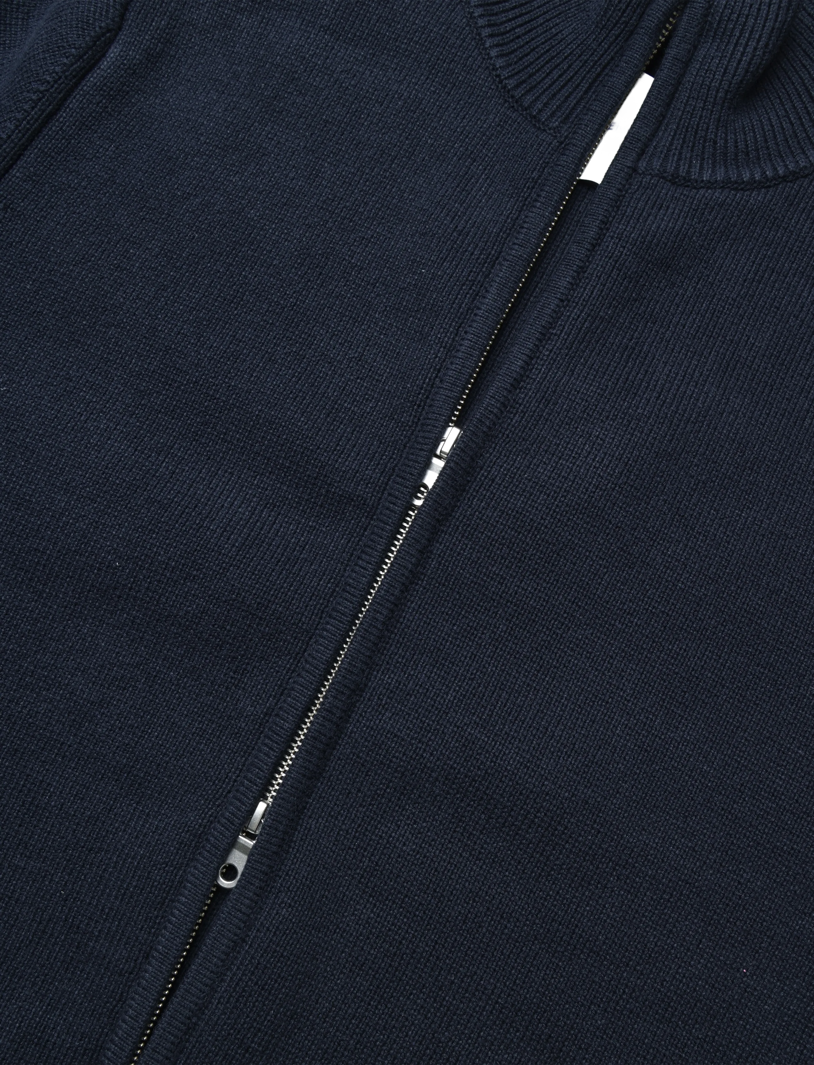 Garment Project - Zipper Knit Cardigan - Navy - navy - 3