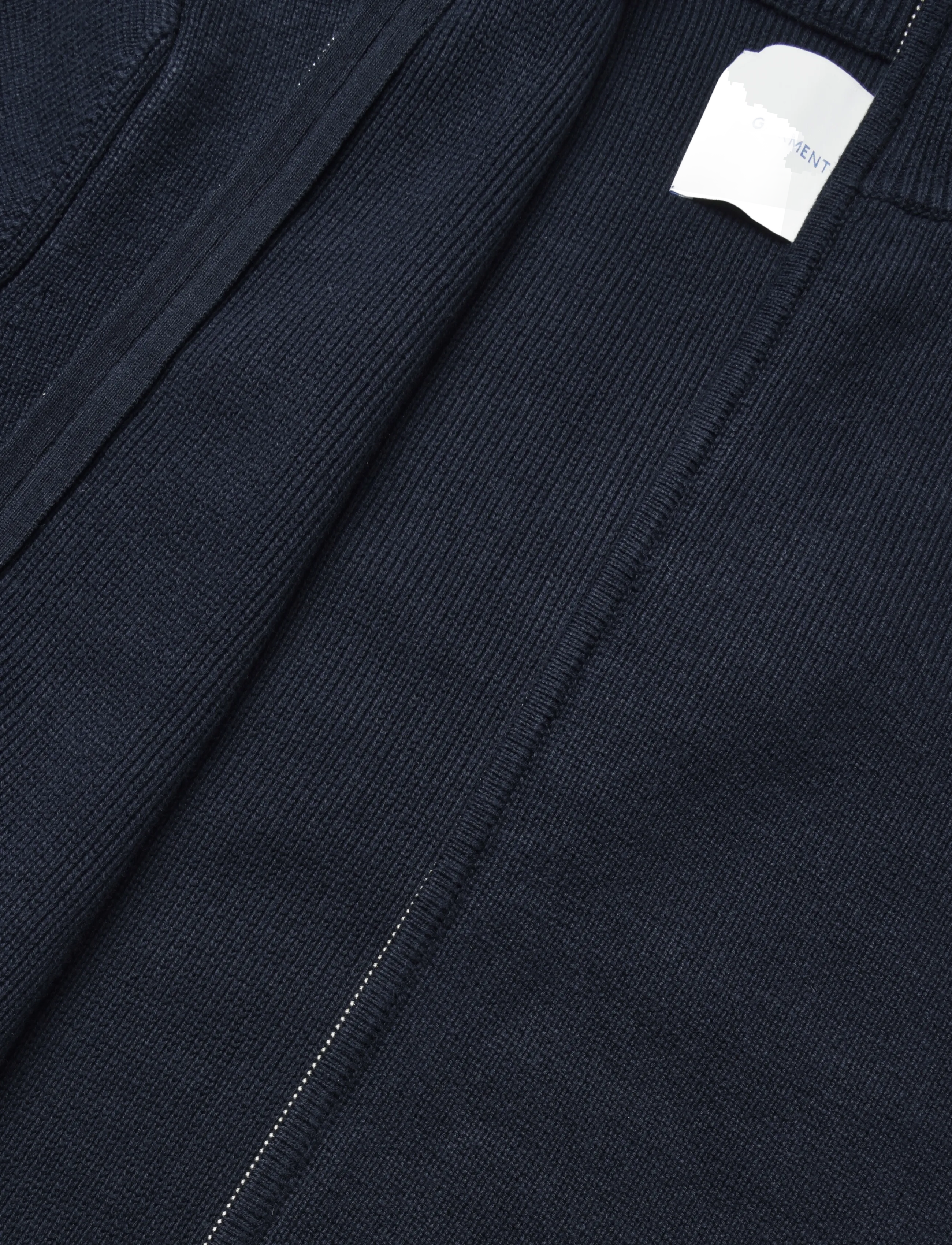 Garment Project - Zipper Knit Cardigan - Navy - navy - 4