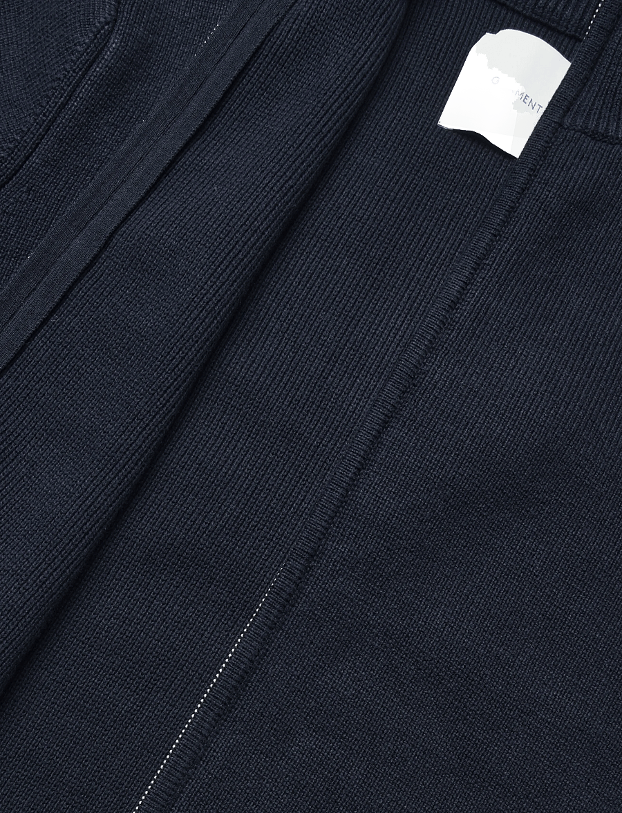 Garment Project - Zipper Knit Cardigan - Navy - navy - 4