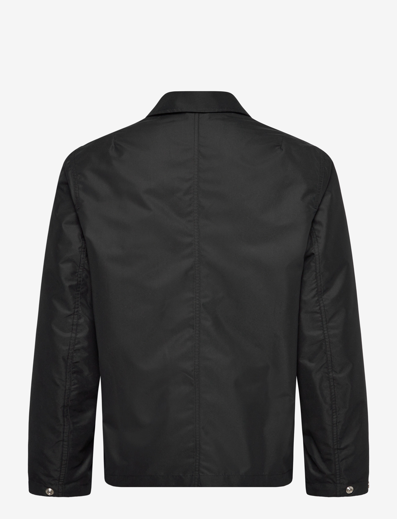 Garment Project - Water Repellent Zipper Jacket - Bla - forårsjakker - black - 1