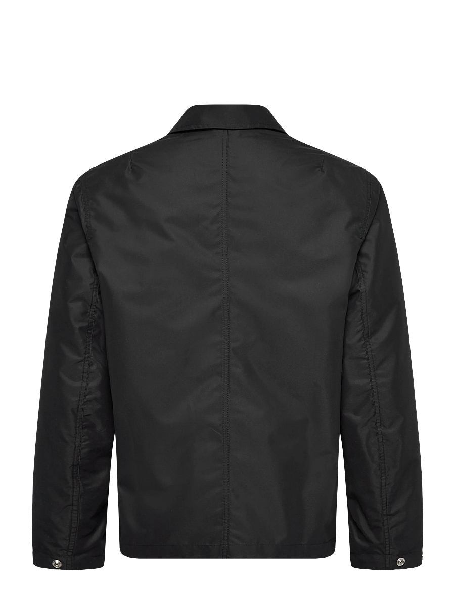 Garment Project - Water Repellent Zipper Jacket - Bla - sügisjoped - black - 2