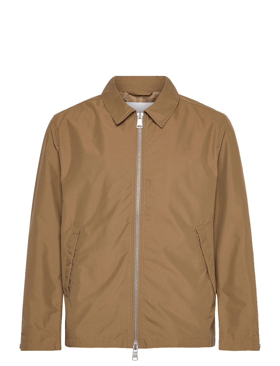 Garment Project - Water Repellent Zipper Jacket - Mos - fall jackets - moss - 1