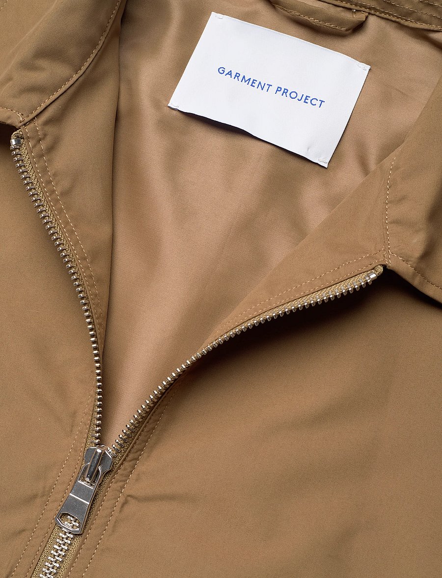 Garment Project - Water Repellent Zipper Jacket - Mos - fall jackets - moss - 5