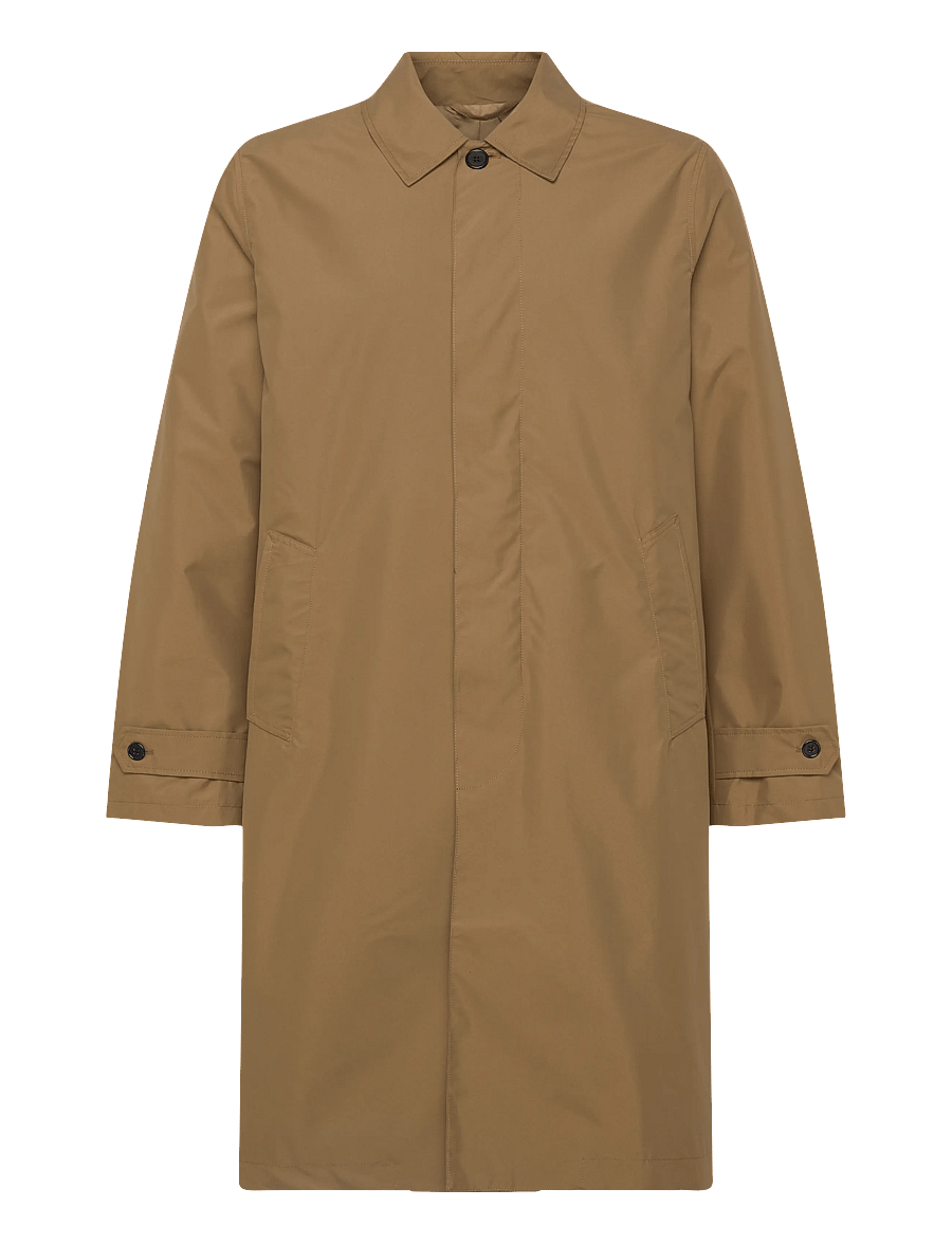 Garment Project - Water Repellent Coat - Moss - kerged mantlid - moss - 1