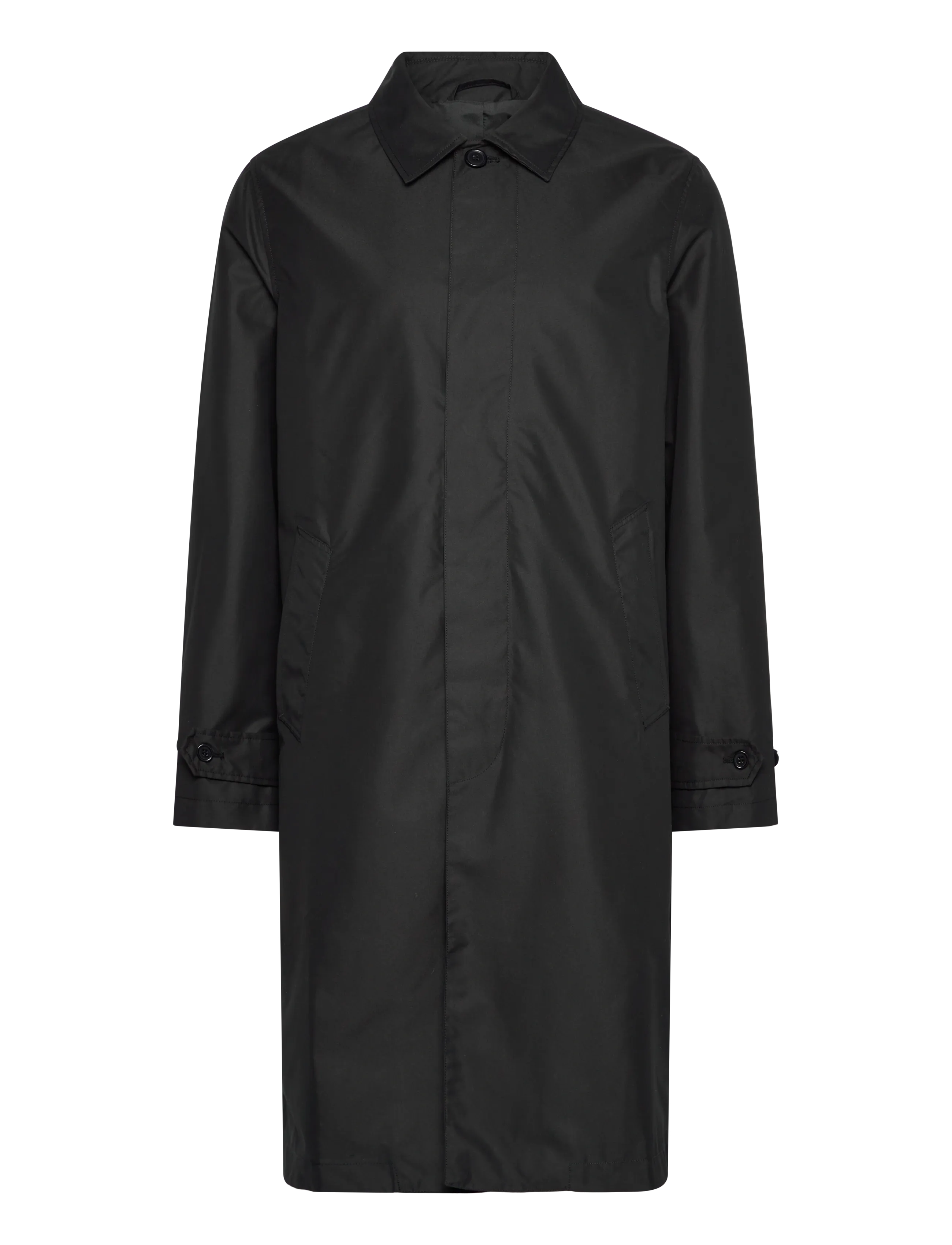 GARMENT PROJECT Water Repellent Mantel - Schwarz Schwarz - M - Herren