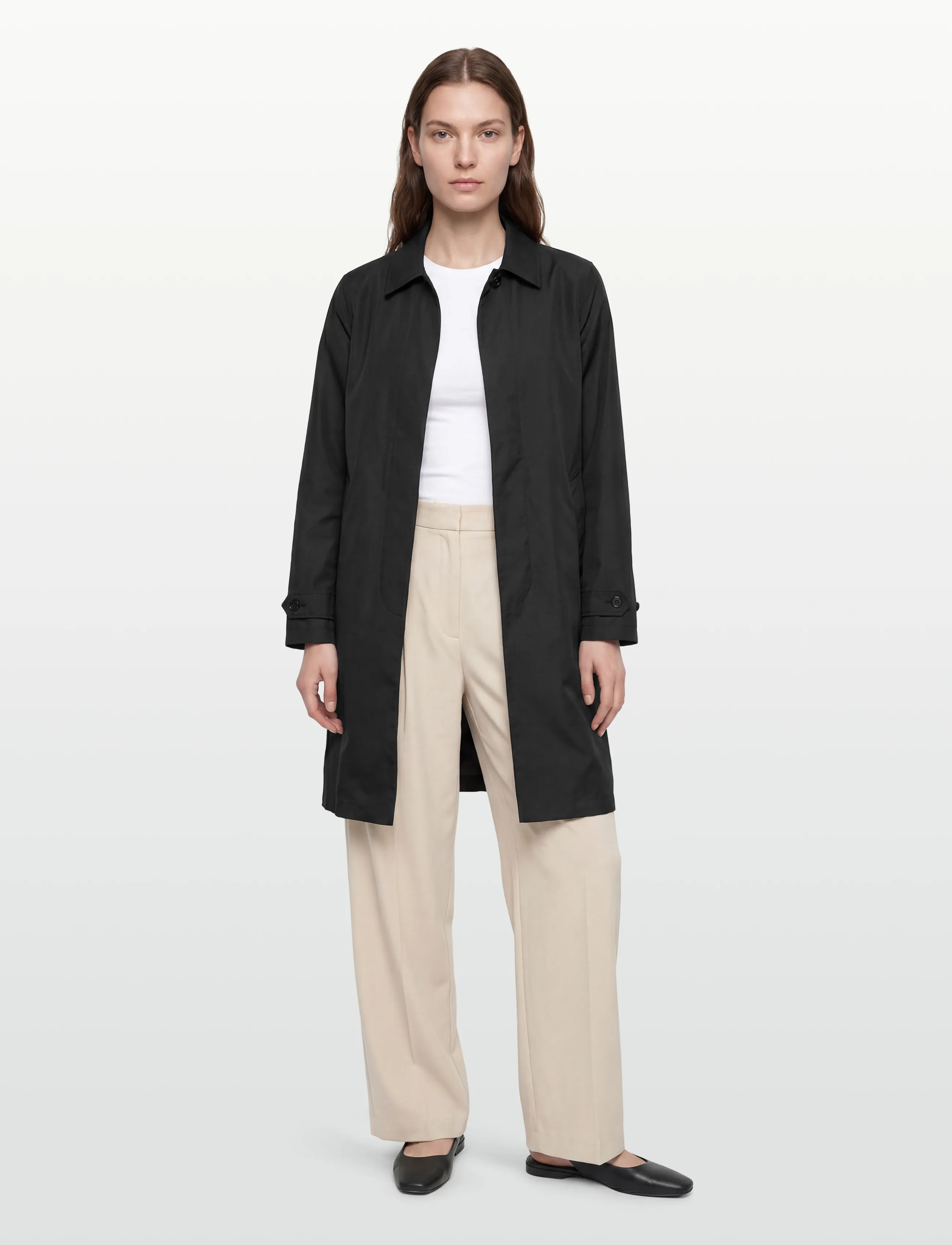 Garment Project - Water Repellent Coat - Black - jakker - black - 4