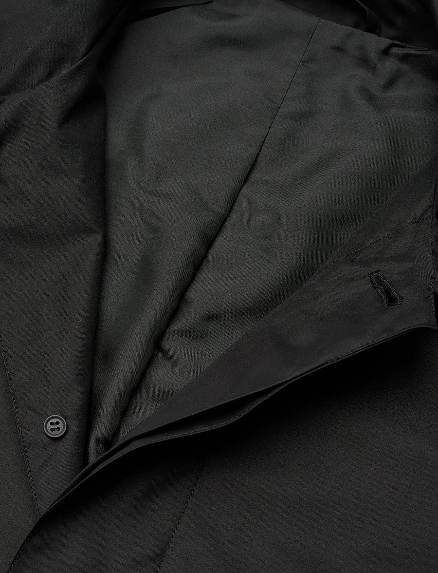 Garment Project - Water Repellent Coat - Black - regnjakker - black - 5