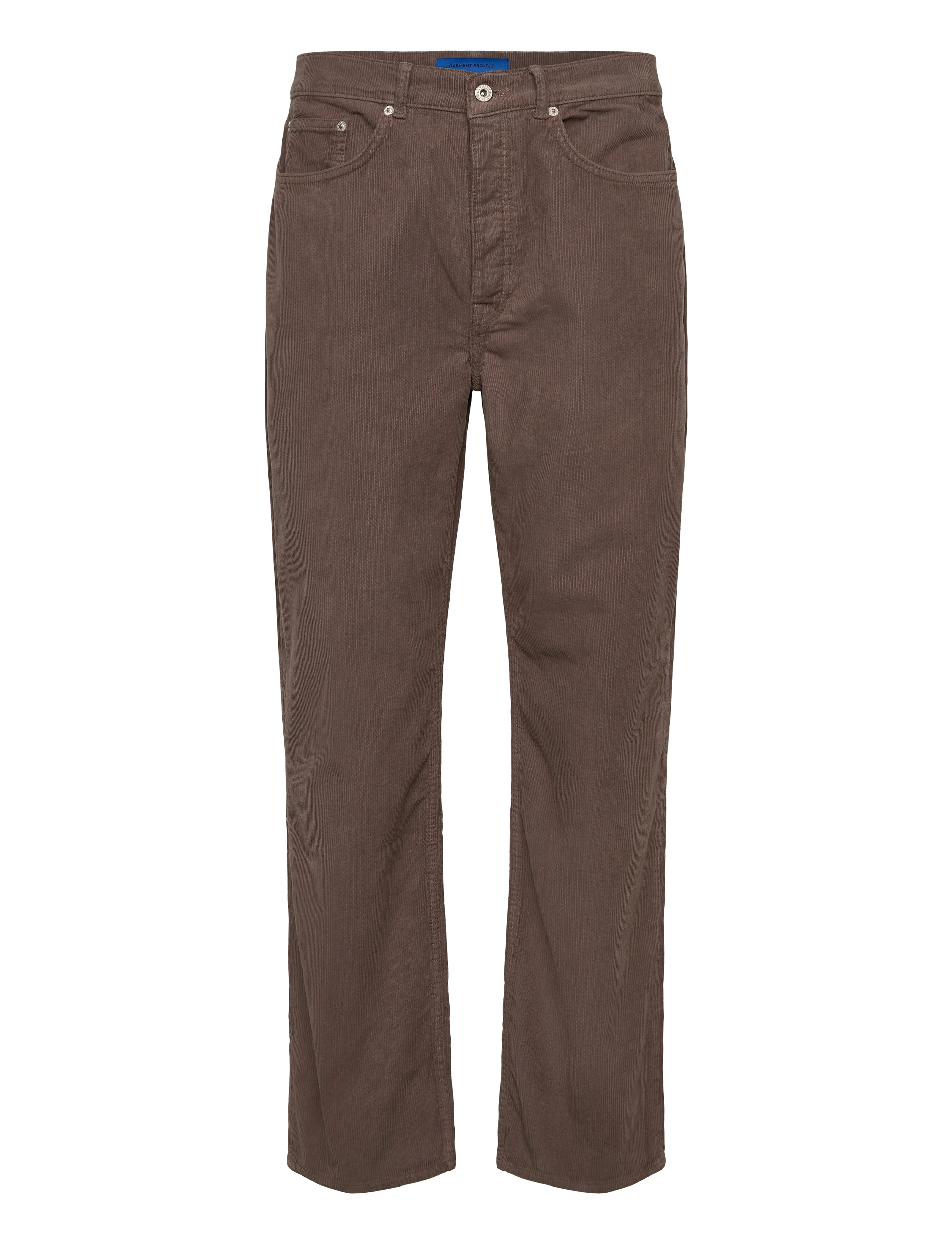 Garment Project Corduroy Five Pocket Loose Fit - El - Vabaajapüksid - ELEPHANT / brown