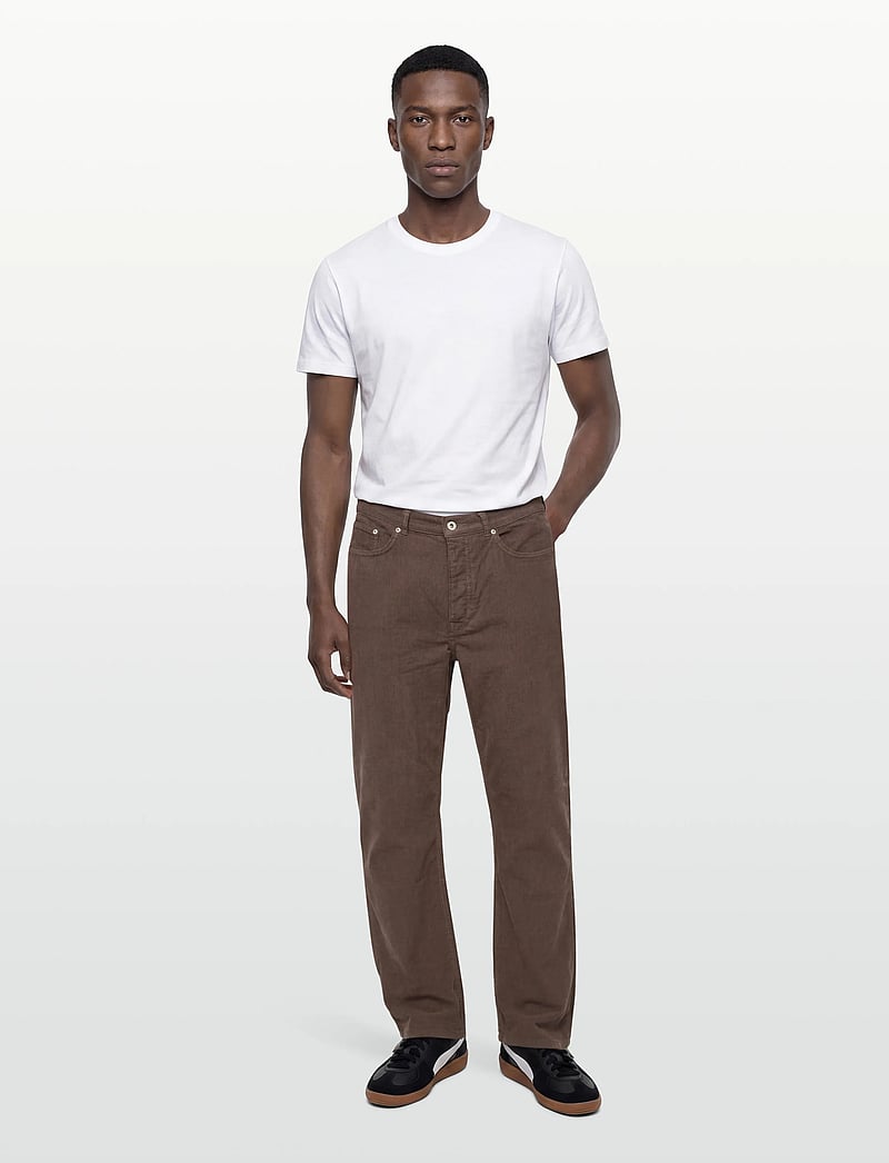 Garment Project - Corduroy Five Pocket Loose Fit - El - ikdienas bikses - elephant - 0