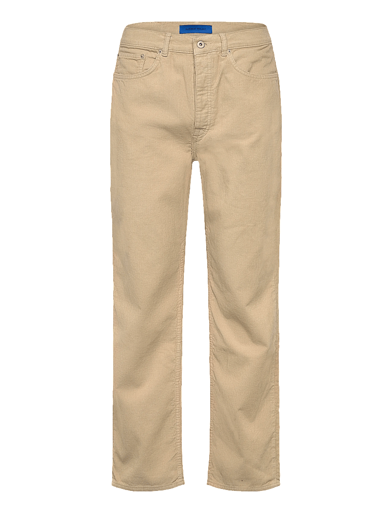 Garment Project - Corduroy Five Pocket Loose Fit - Bo - casual trousers - bone white - 1
