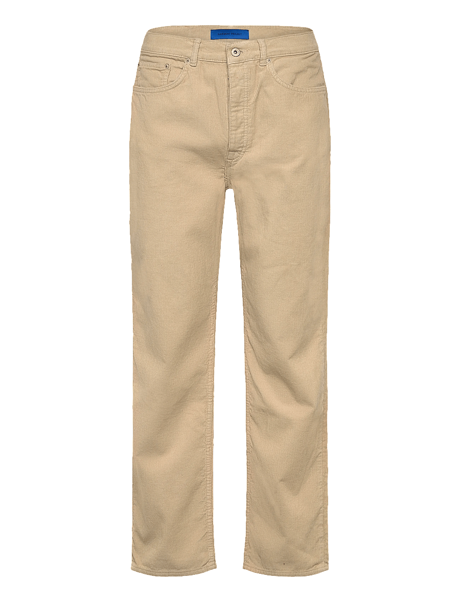 Garment Project - Corduroy Five Pocket Loose Fit - Bo - casual bukser - bone white - 1