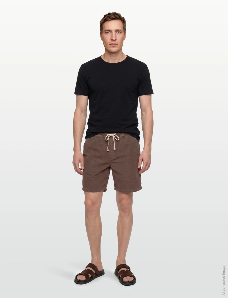 Garment Project - Corduroy Shorts - Elephant - short décontracté - elephant - 0