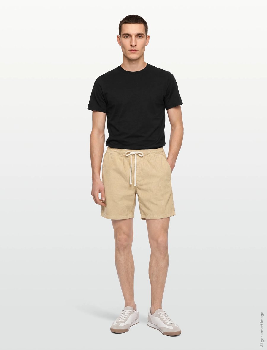 Garment Project - Corduroy Shorts - Bone - freizeitshorts - bone white - 0