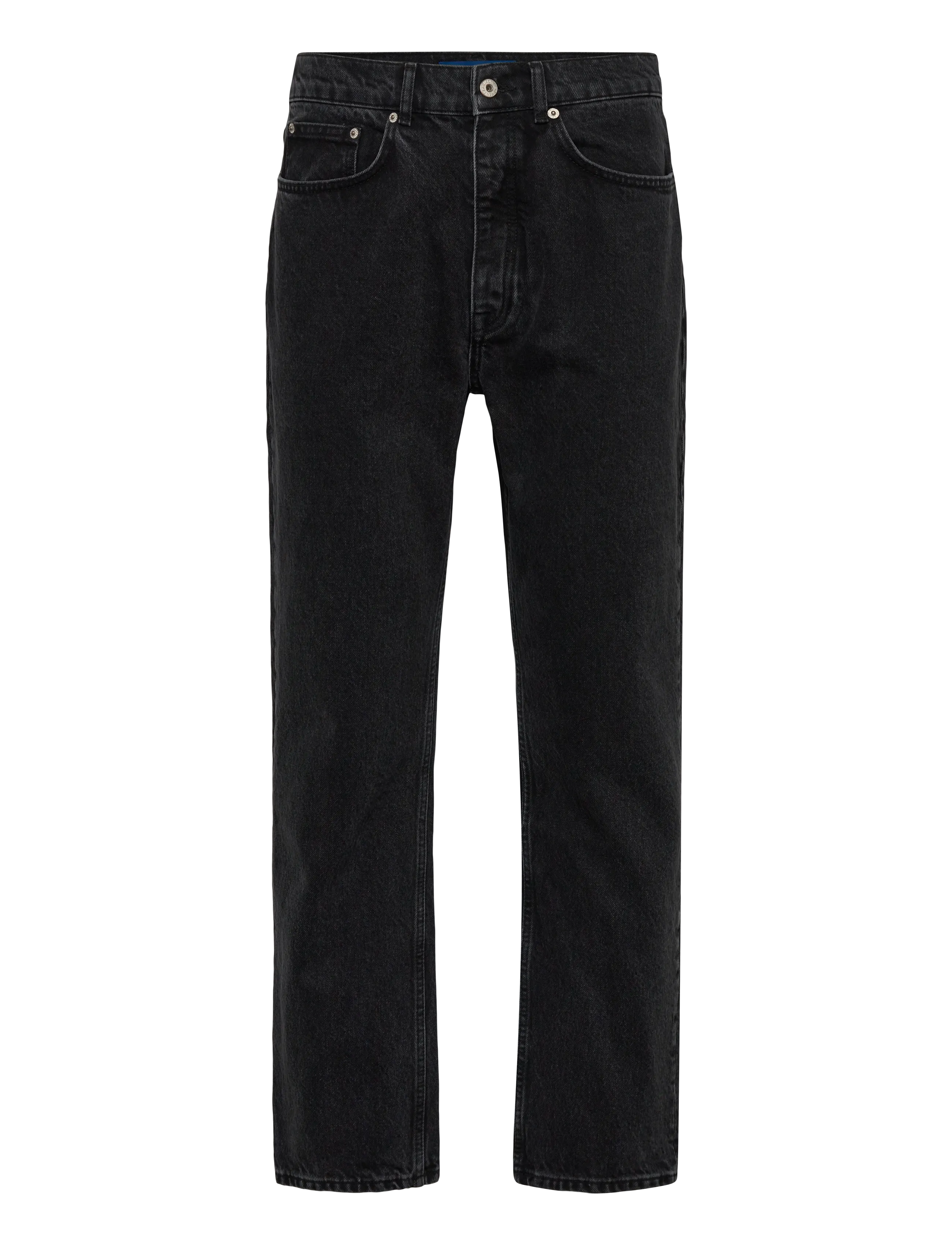 Garment Project Loose Five Pocket Jeans - Stone Was - Loose jeans - BLACK / black