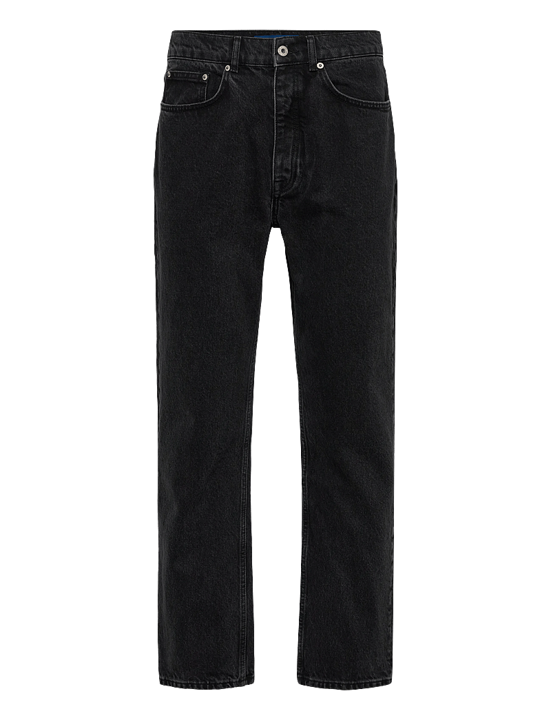 Garment Project - Loose Five Pocket Jeans - Stone Was - loose jeans - black - 0