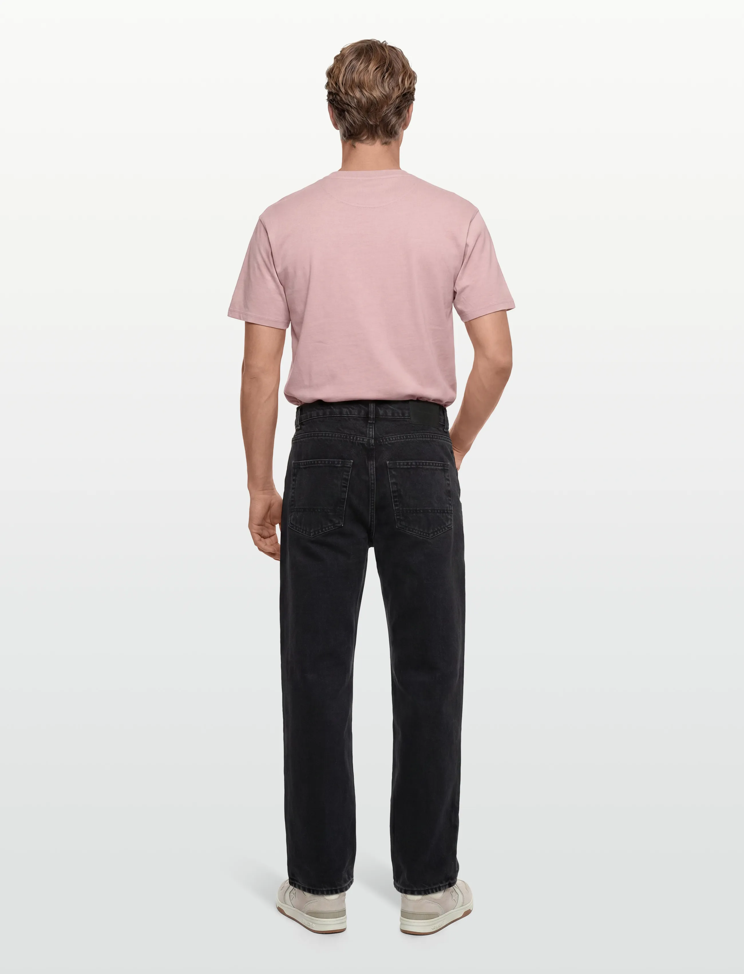 Garment Project - Loose Five Pocket Jeans - Stone Was - loose jeans - black - 4
