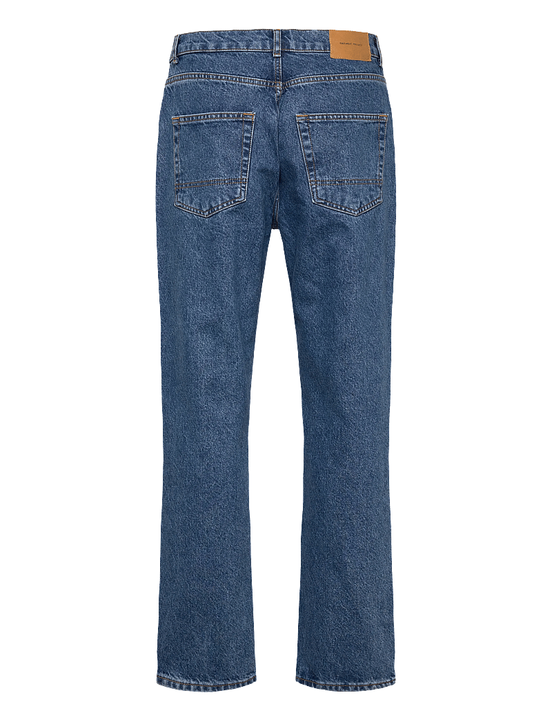 Garment Project - Loose Five Pocket Jeans - Heavy Was - loose jeans - blue - 1