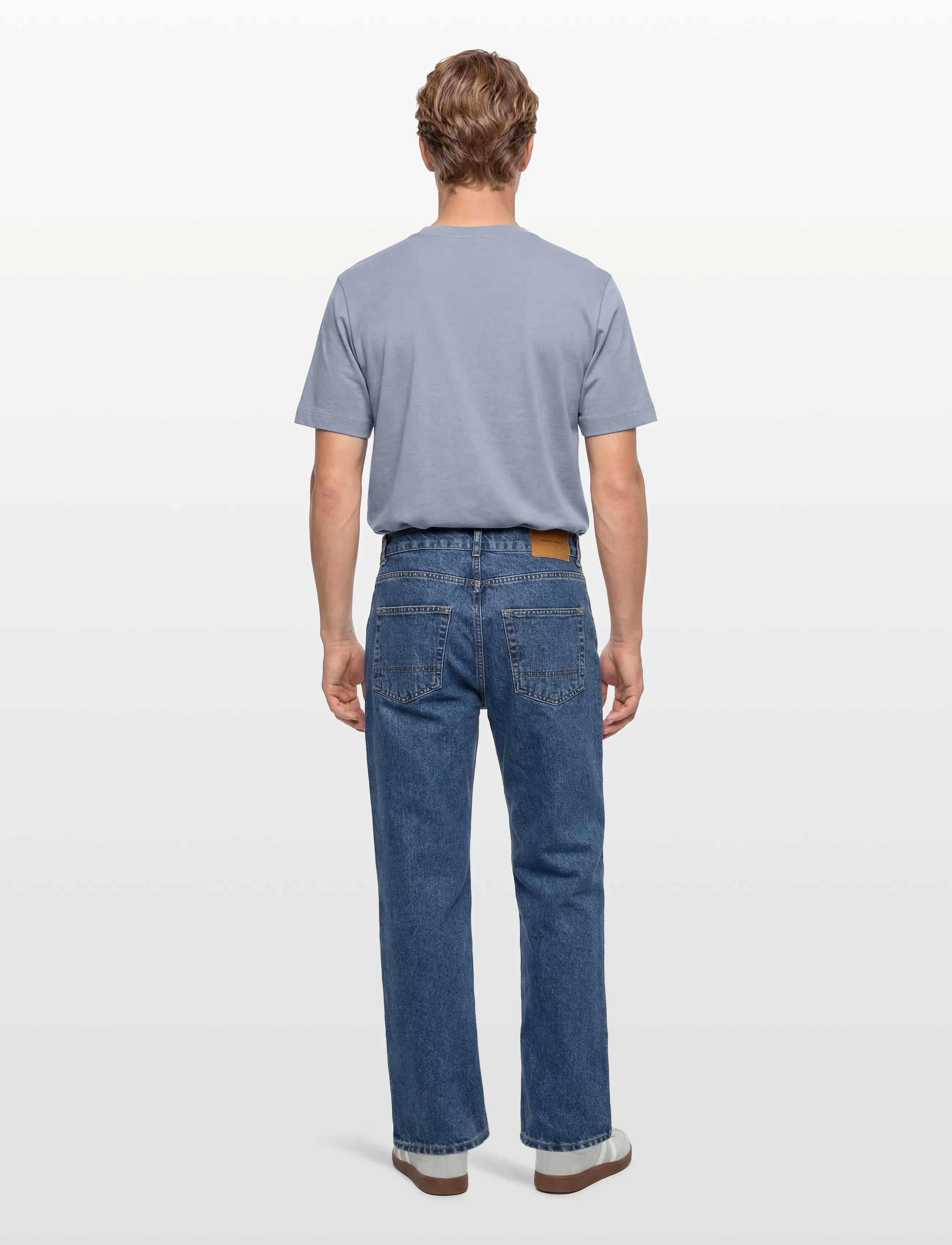 Garment Project - Loose Five Pocket Jeans - Heavy Was - loose jeans - blue - 4