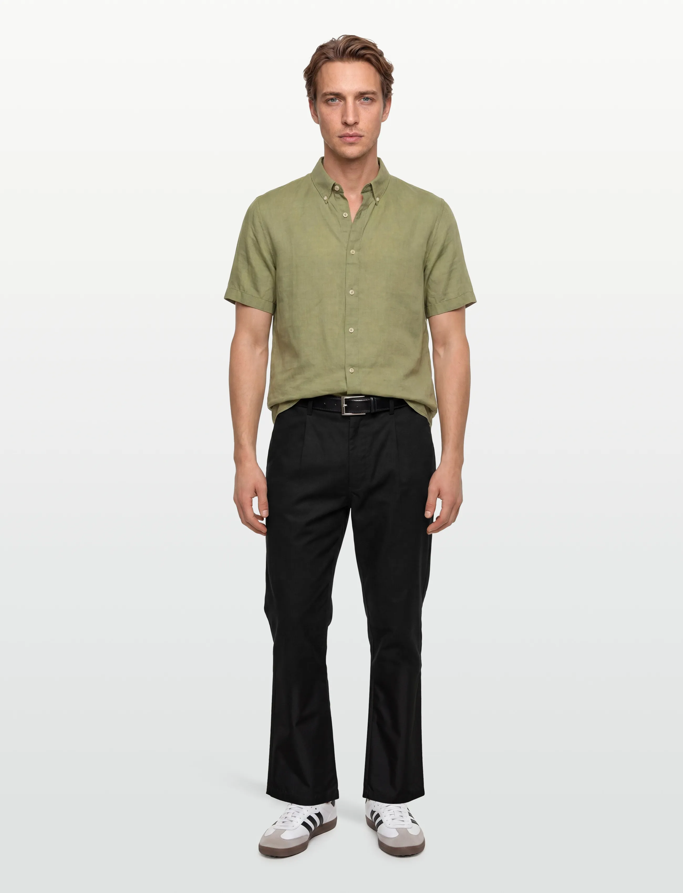 Garment Project Bill Pant - Black, 34, Black, Bukser > Afslappet, Herre