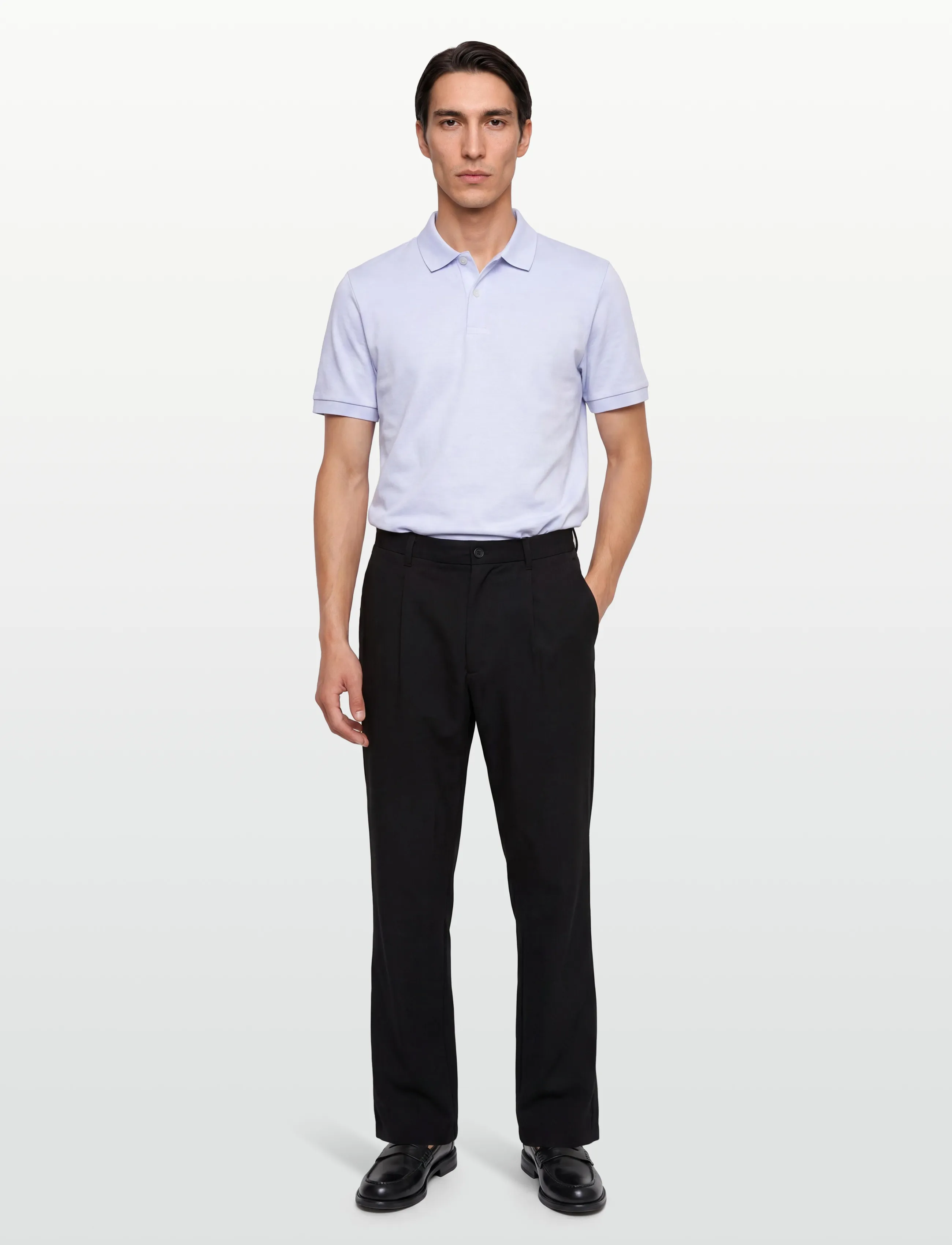 Garment Project Louis Pant - Black - Hosen - BLACK / black