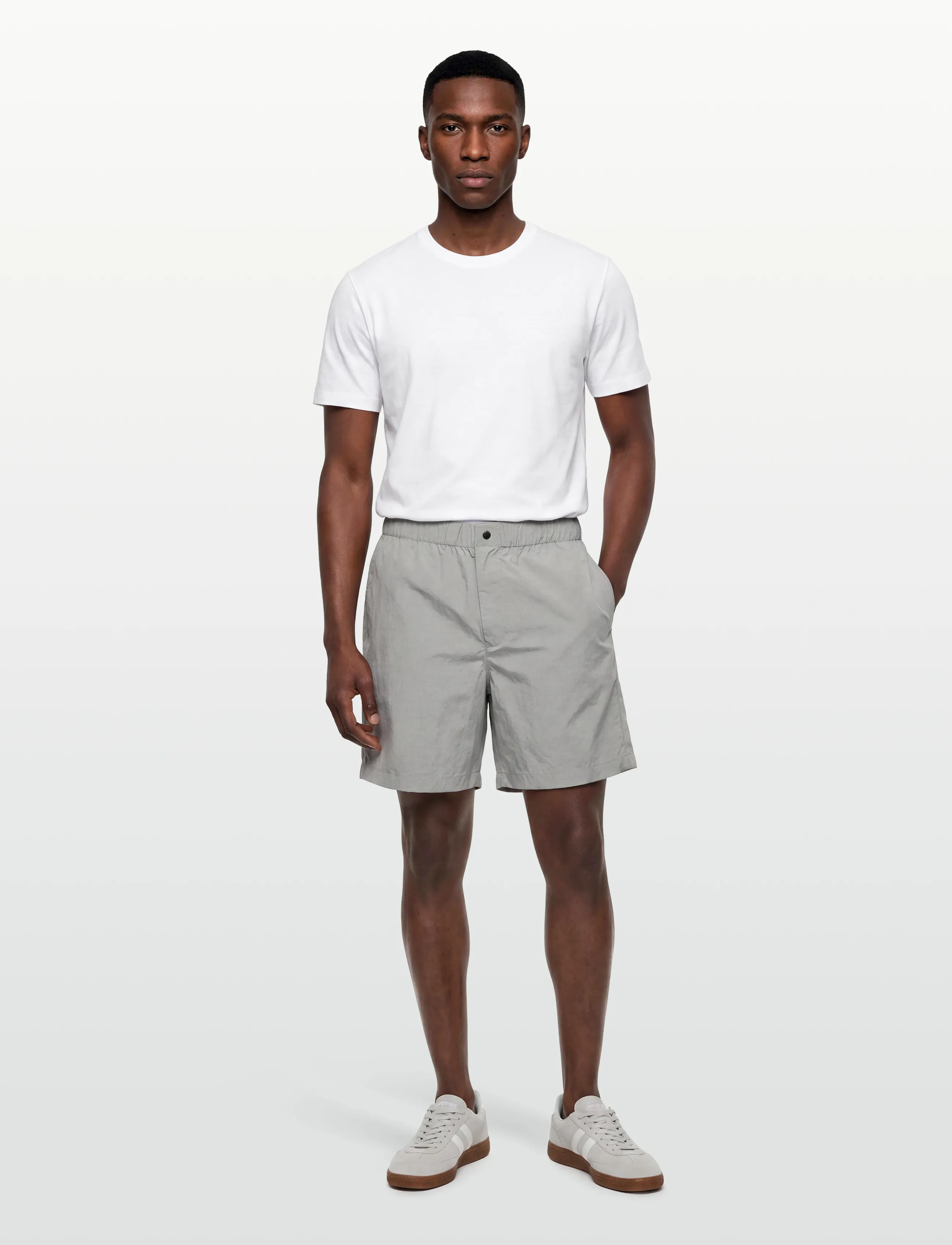 Garment Project Heikki Shorts - Grey, S, Grey, Shorts > Afslappede Shorts, Herre