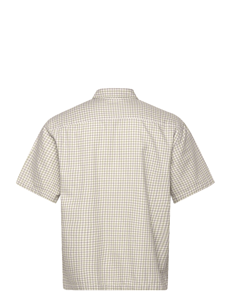 Garment Project - Holiday Shirt - Dusty green/purple - rutiga skjortor - dusty green - 1