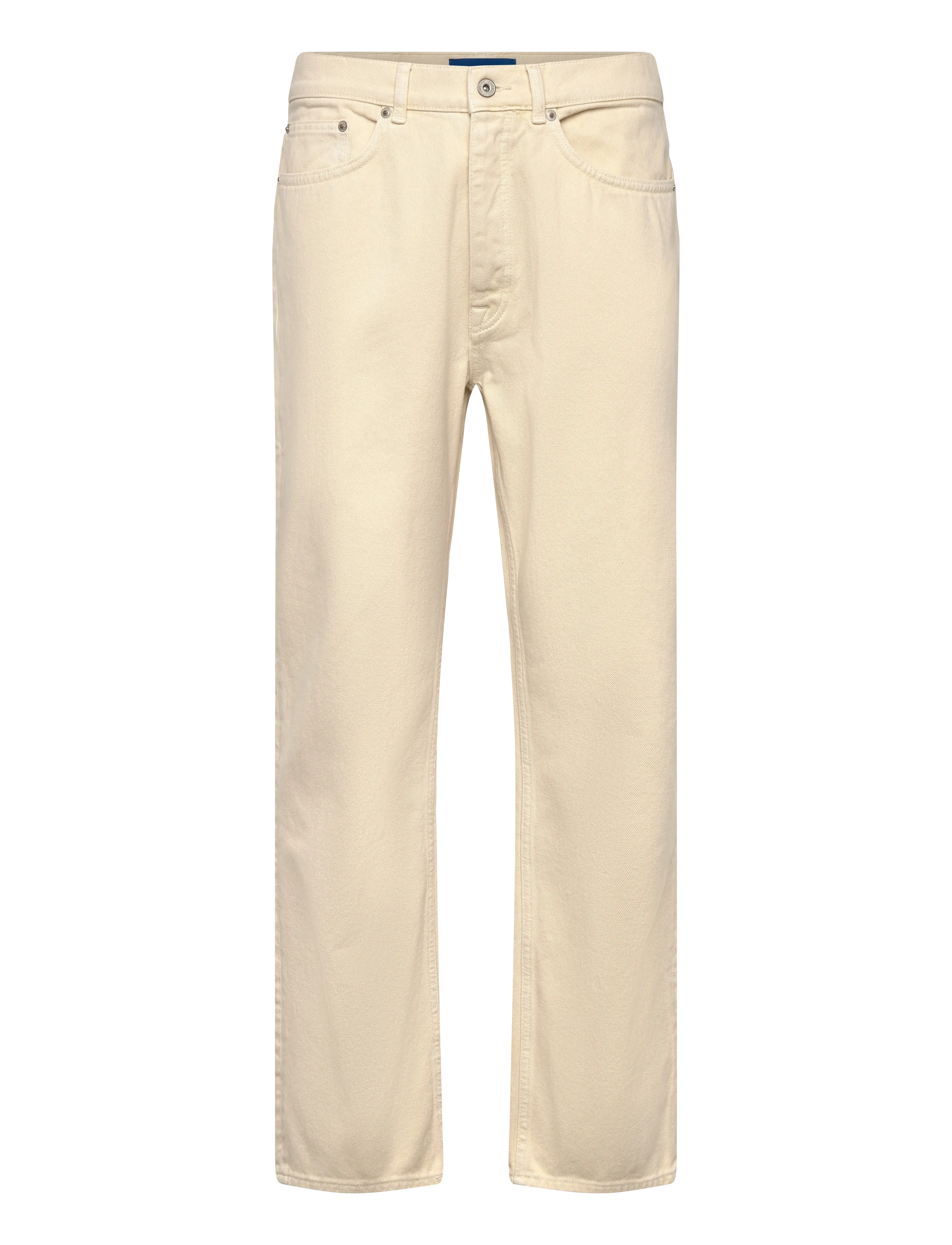 Garment Project Loose Five Pocket Jeans - Ecru - Loose jeans - ECRU / cream