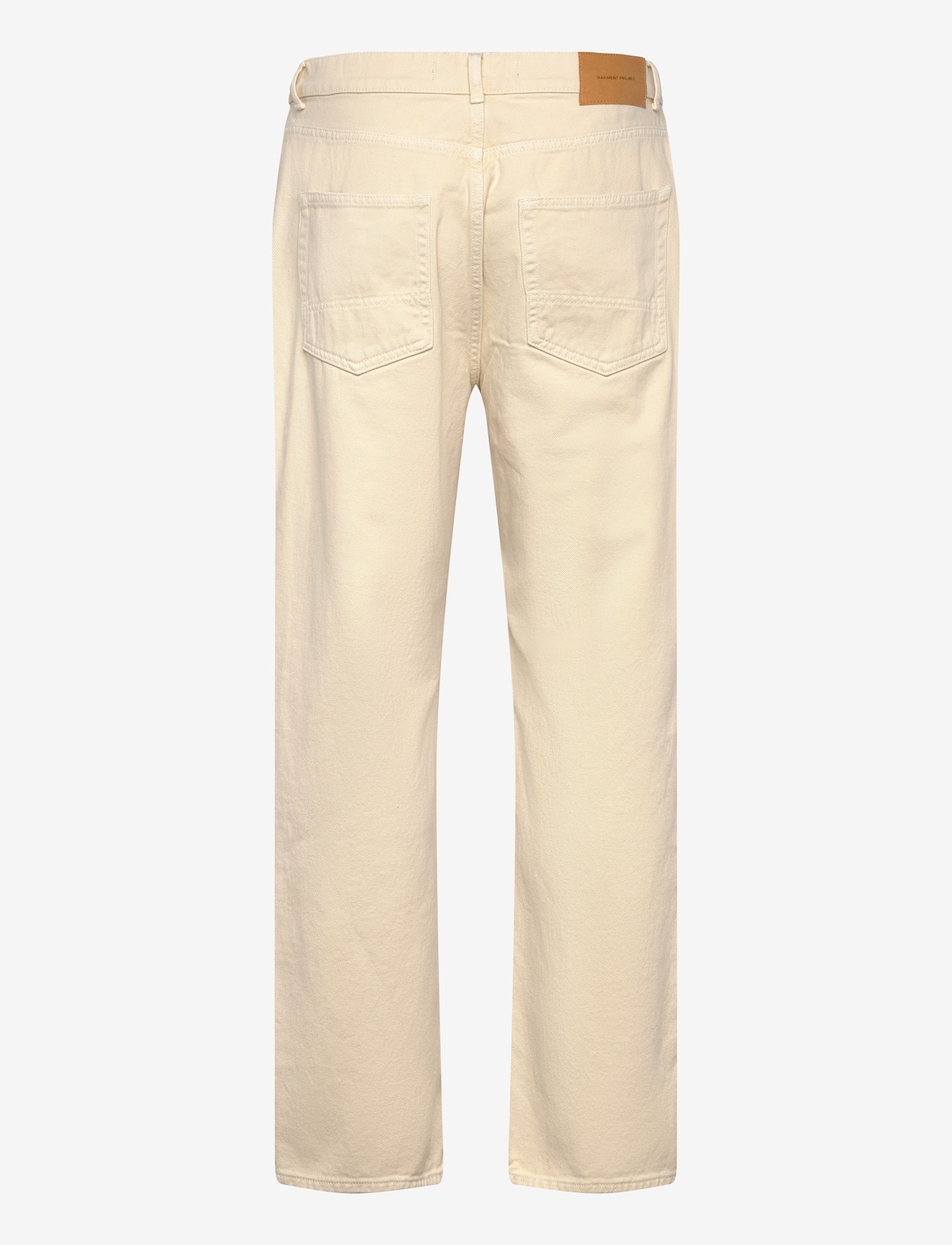 Garment Project - Loose Five Pocket Jeans - Ecru - loose jeans - ecru - 1