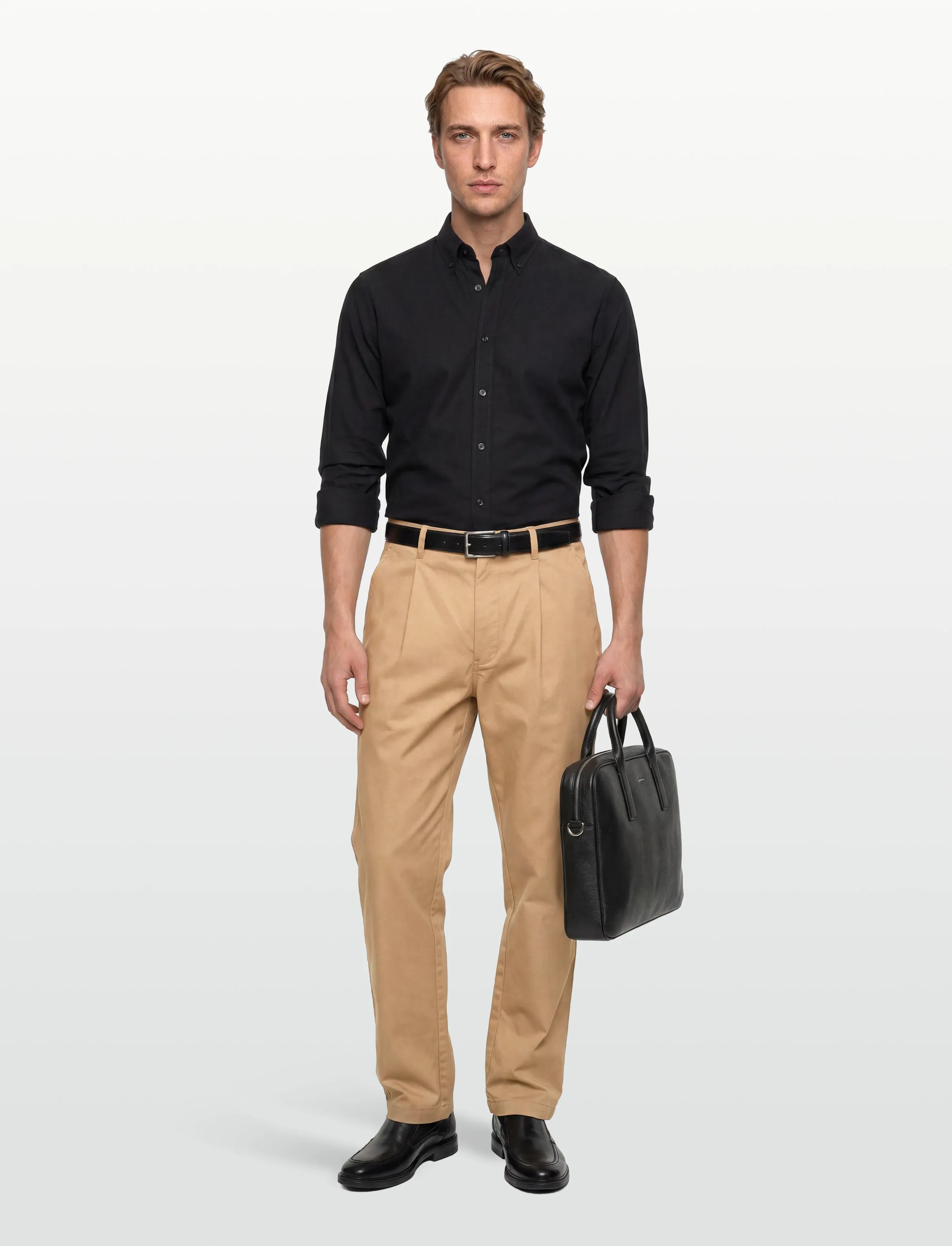 Garment Project Bill Pant - Sand, 30, Beige, Bukser > Afslappet, Herre