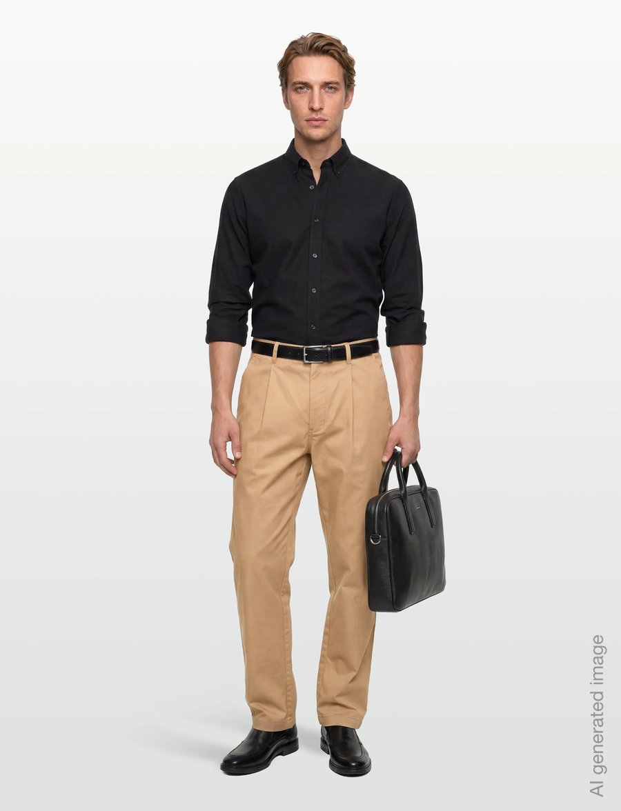 Garment Project - Bill Pant - Sand - freizeithosen - sand - 0
