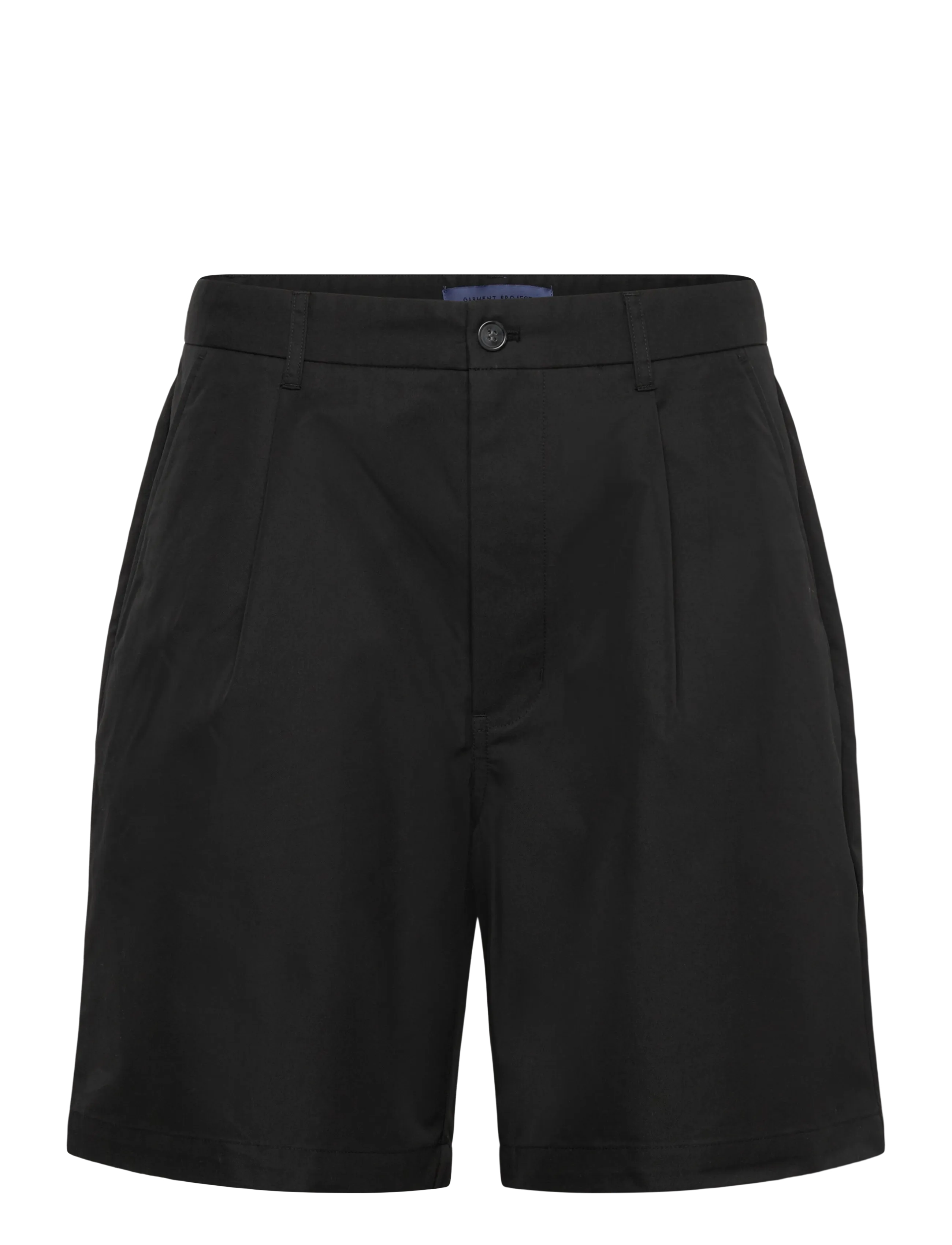 Garment Project Bill Shorts - Black Twill - Chinos shorts - BLACK / black