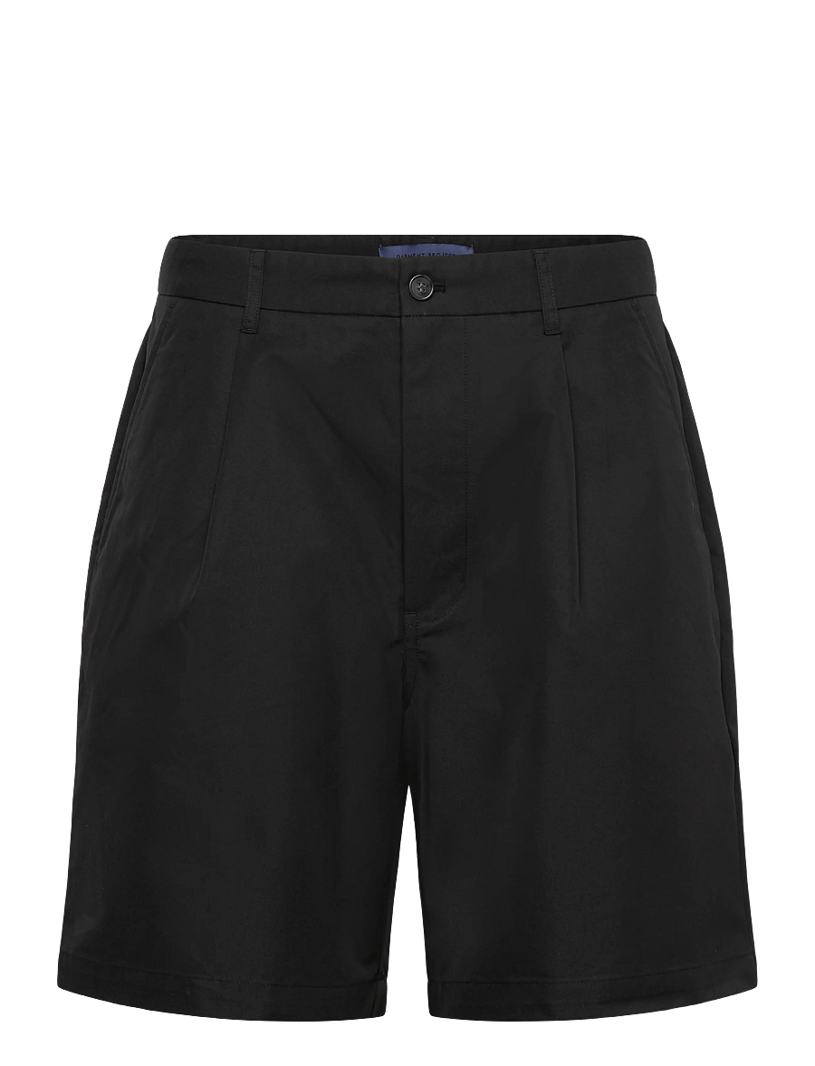 Garment Project - Bill Shorts - Black Twill - chinos shorts - black - 1