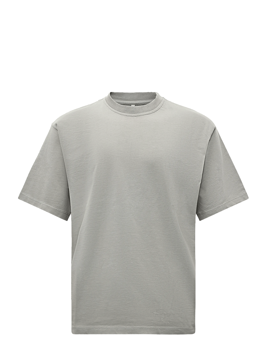 Garment Project - James SS - Light Grey - kortärmade t-shirts - light grey - 0