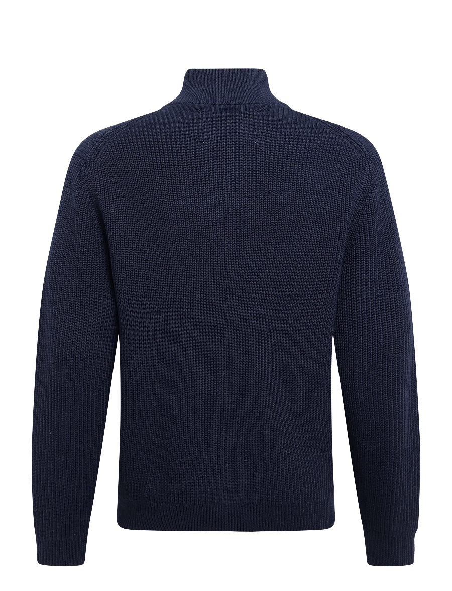 Garment Project - Norman - Navy - fullzip strik - navy - 1