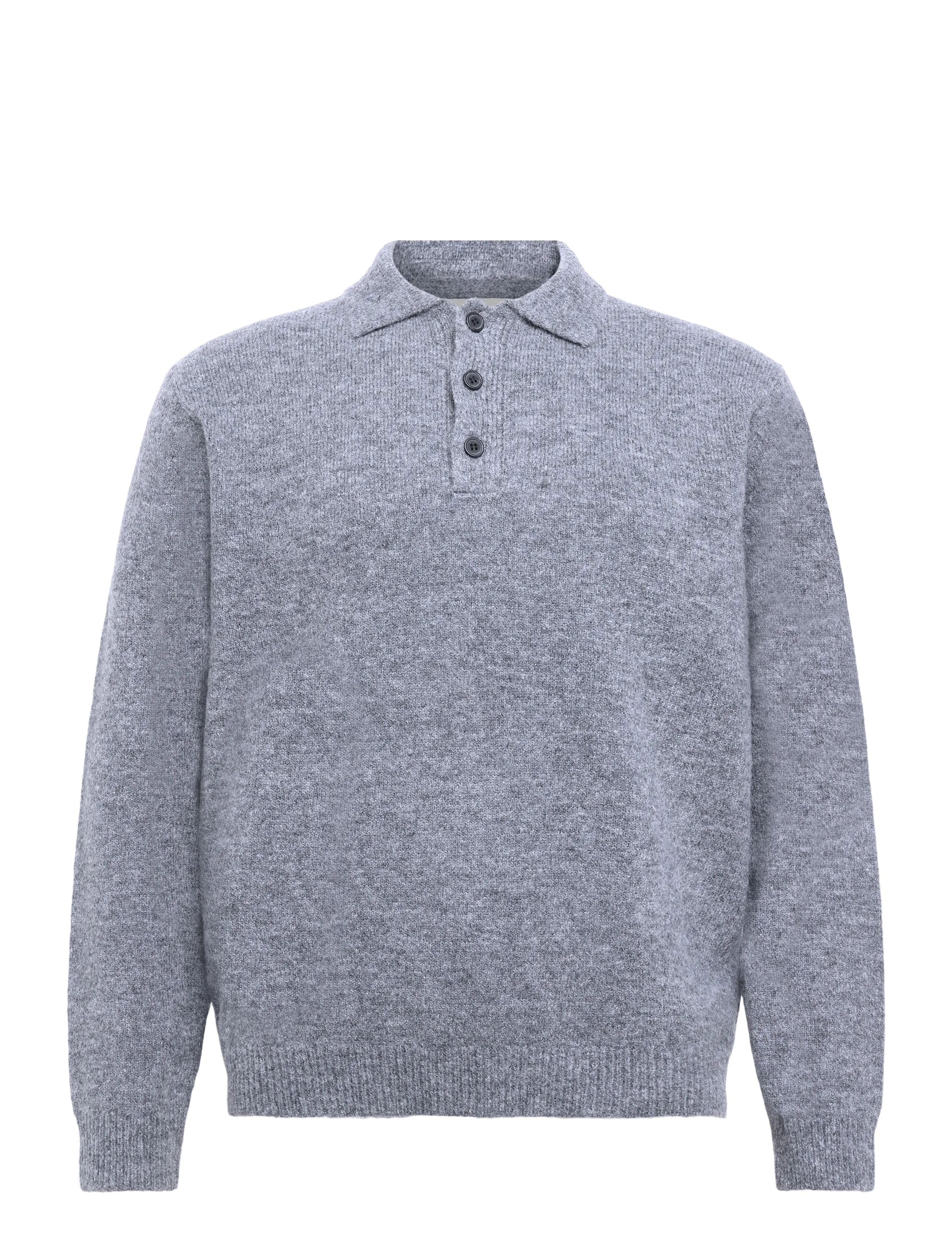 Garment Project Norton - Grey Melange - Tøj - GREY / grey