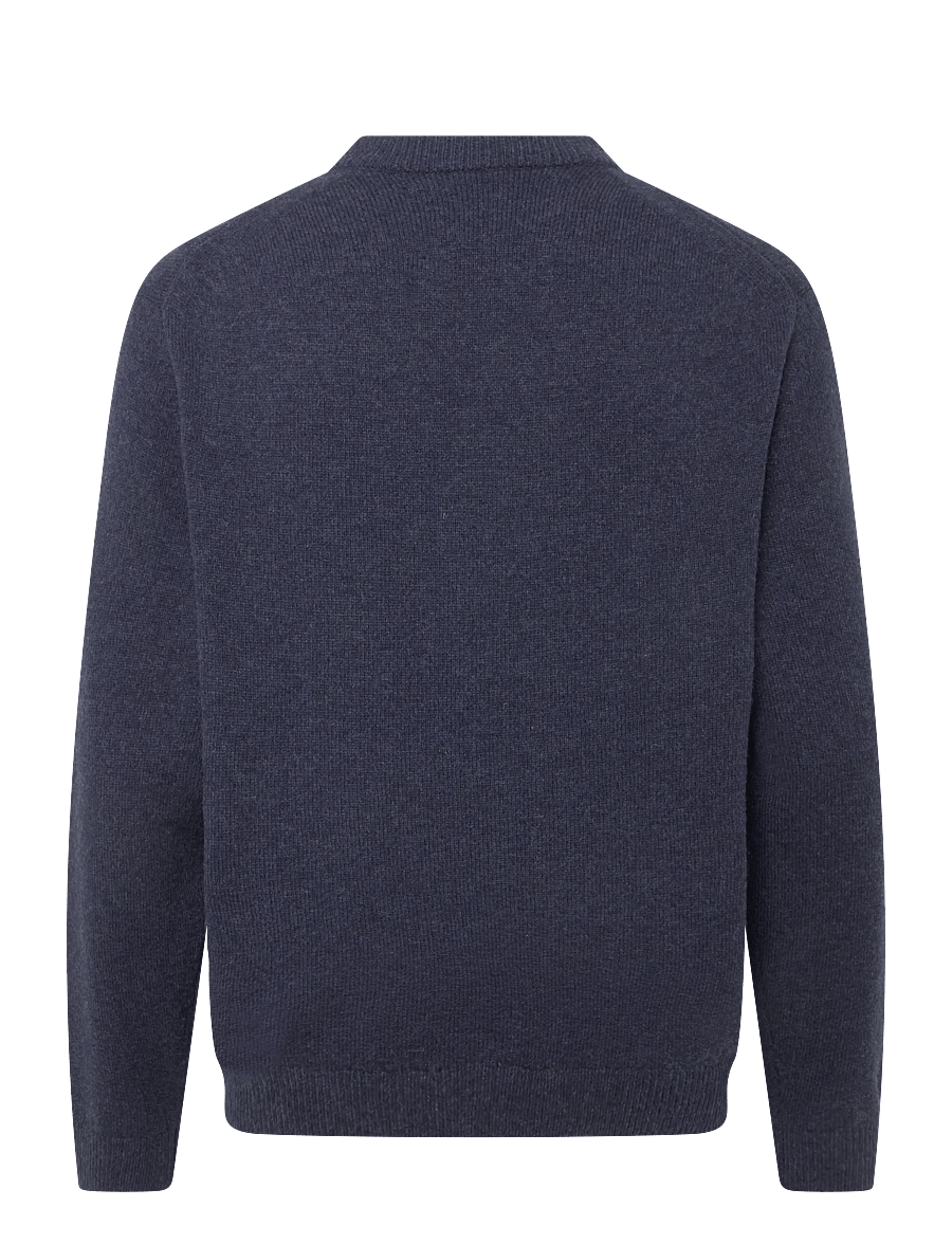 Garment Project - Samuel - Navy Melange - rundhals - navy - 1
