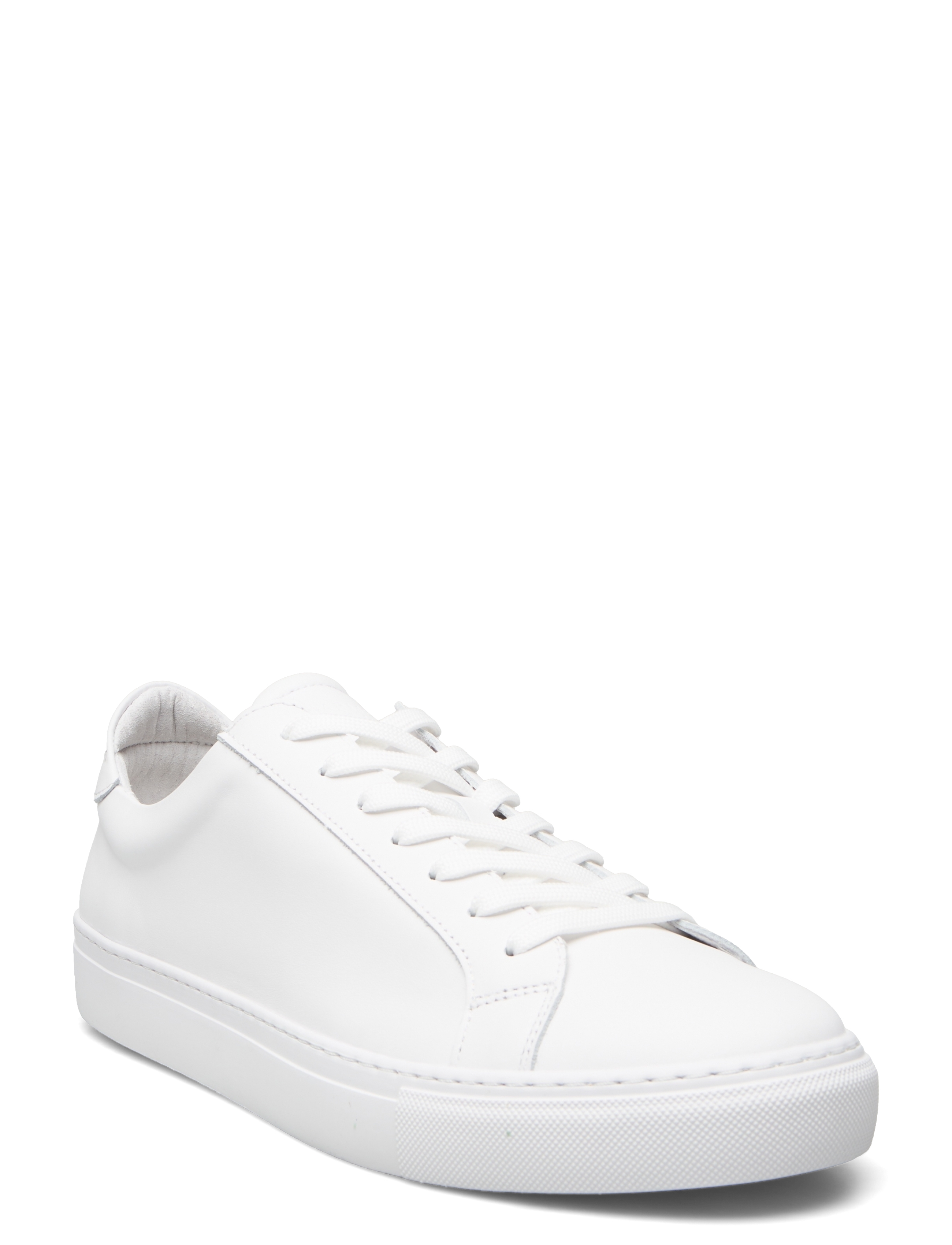 Garment Project Type White Leather, Mænd, Læder Sneakers, Hvid, Str: 42