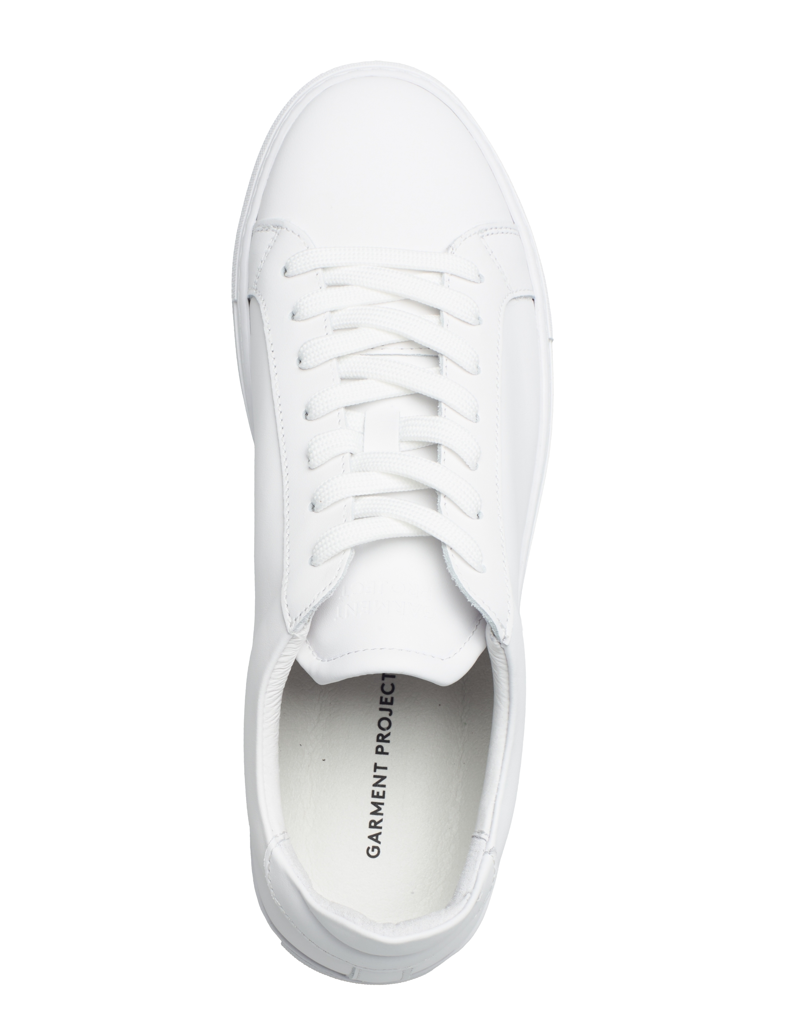 Garment Project - Type - White Leather - lave sneakers - white - 3