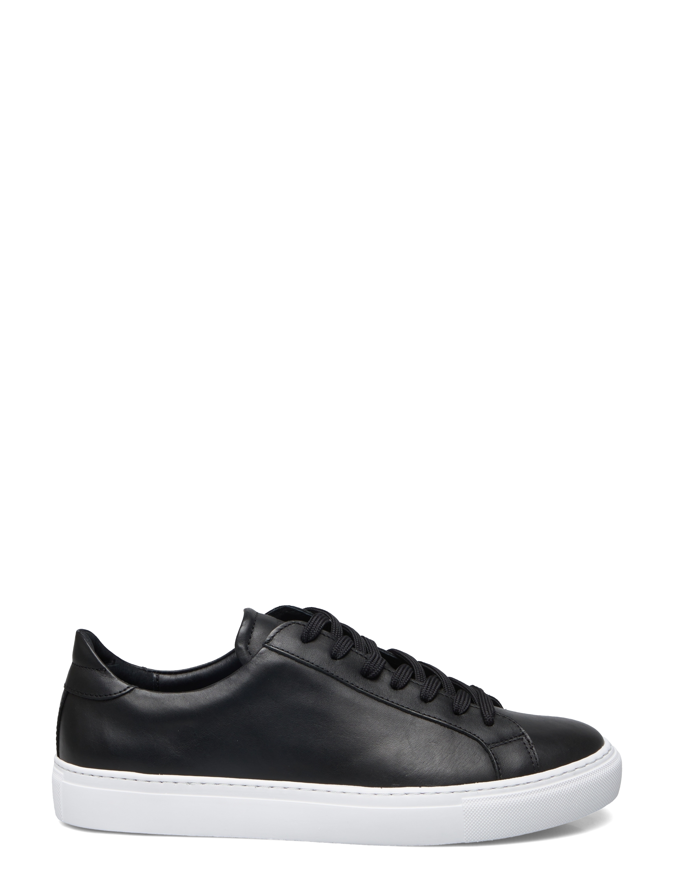 Garment Project - Type - Black Leather - lave sneakers - black - 1