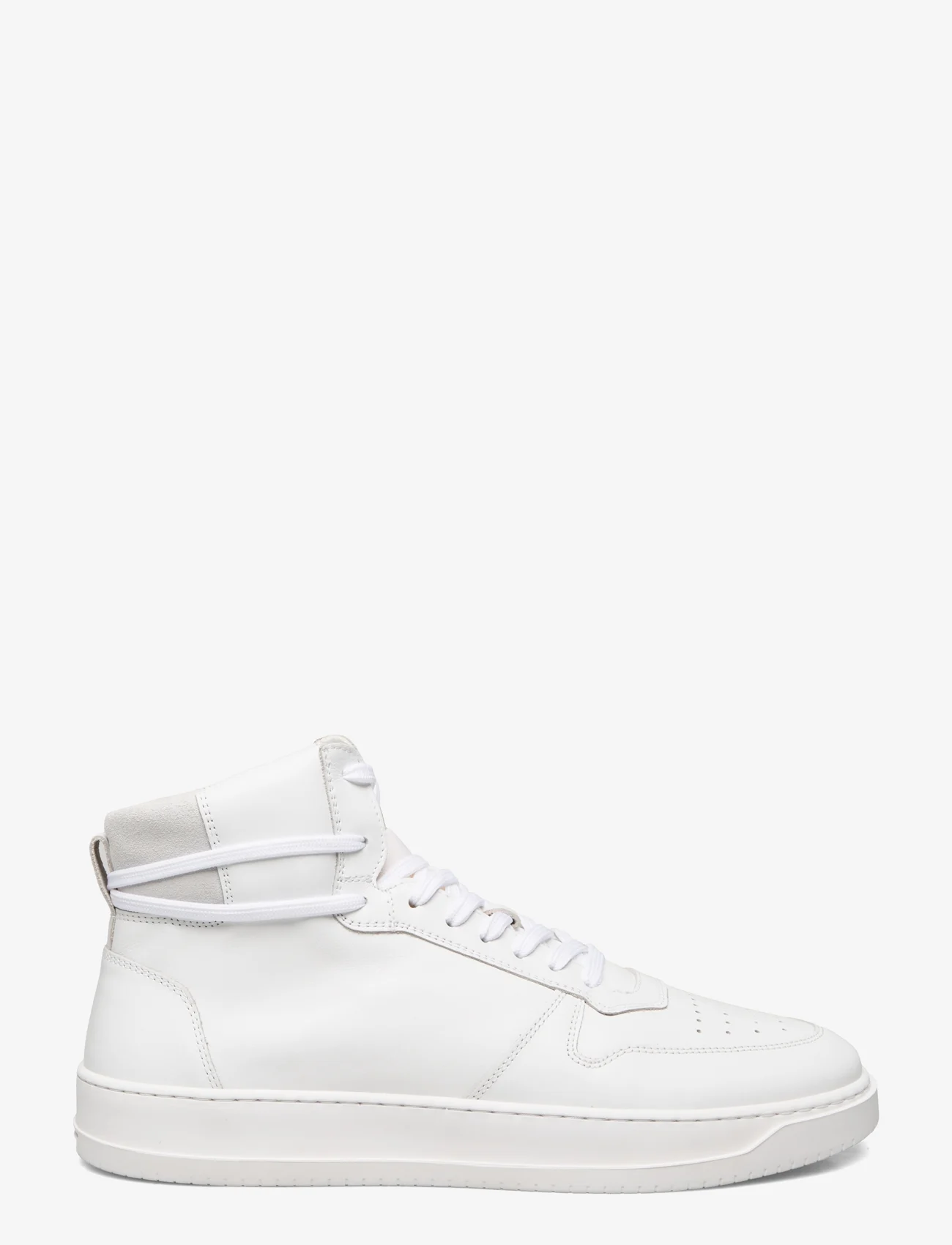 Garment Project - Legacy Mid - White Leather - höga sneakers - white - 1