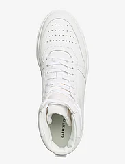 Garment Project - Legacy Mid - White Leather - høje sneakers - white - 3
