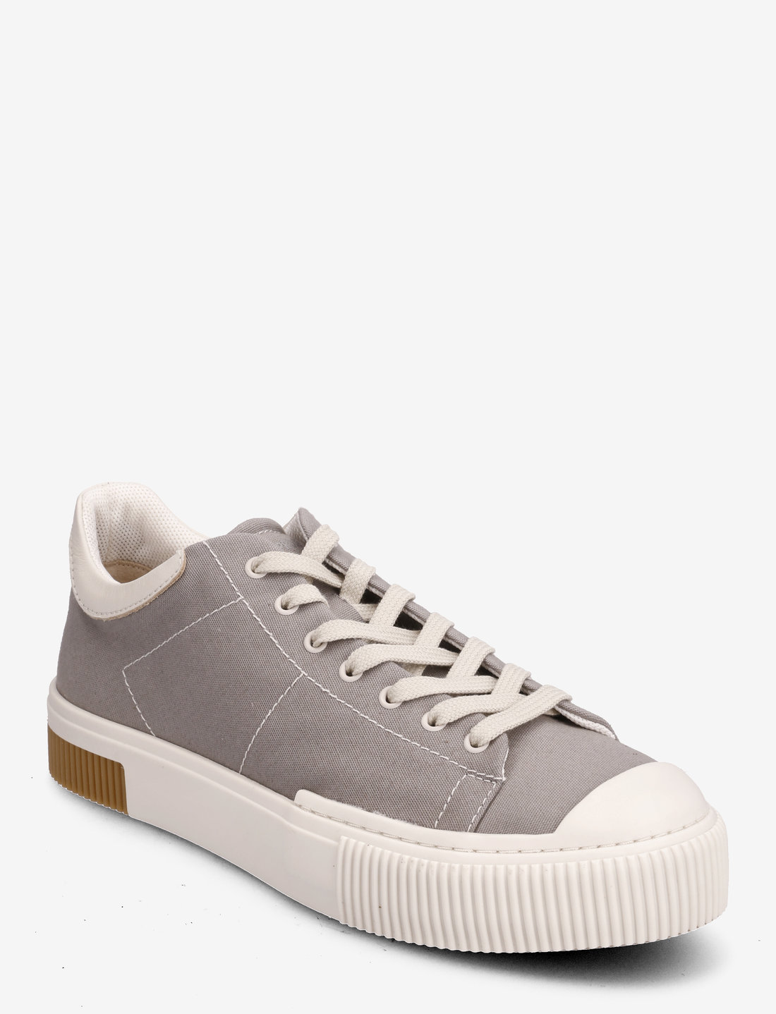 Garment Project Sky Low Grey Canvas Sneakers Boozt