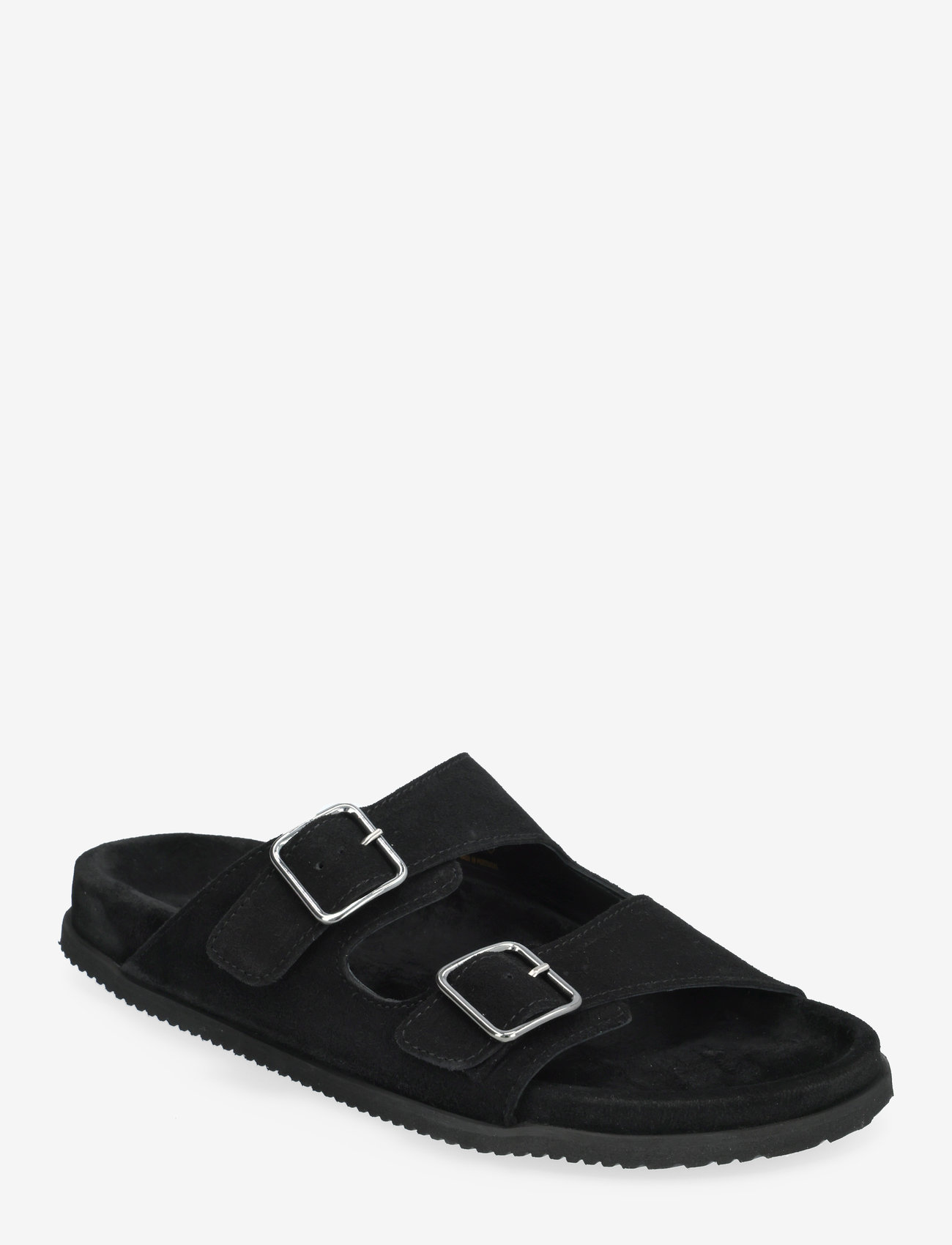 Garment Project - Blake Sandal - Black Suede - black - 0