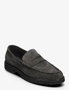 Penny Loafer - Charcoal Suede, Garment Project