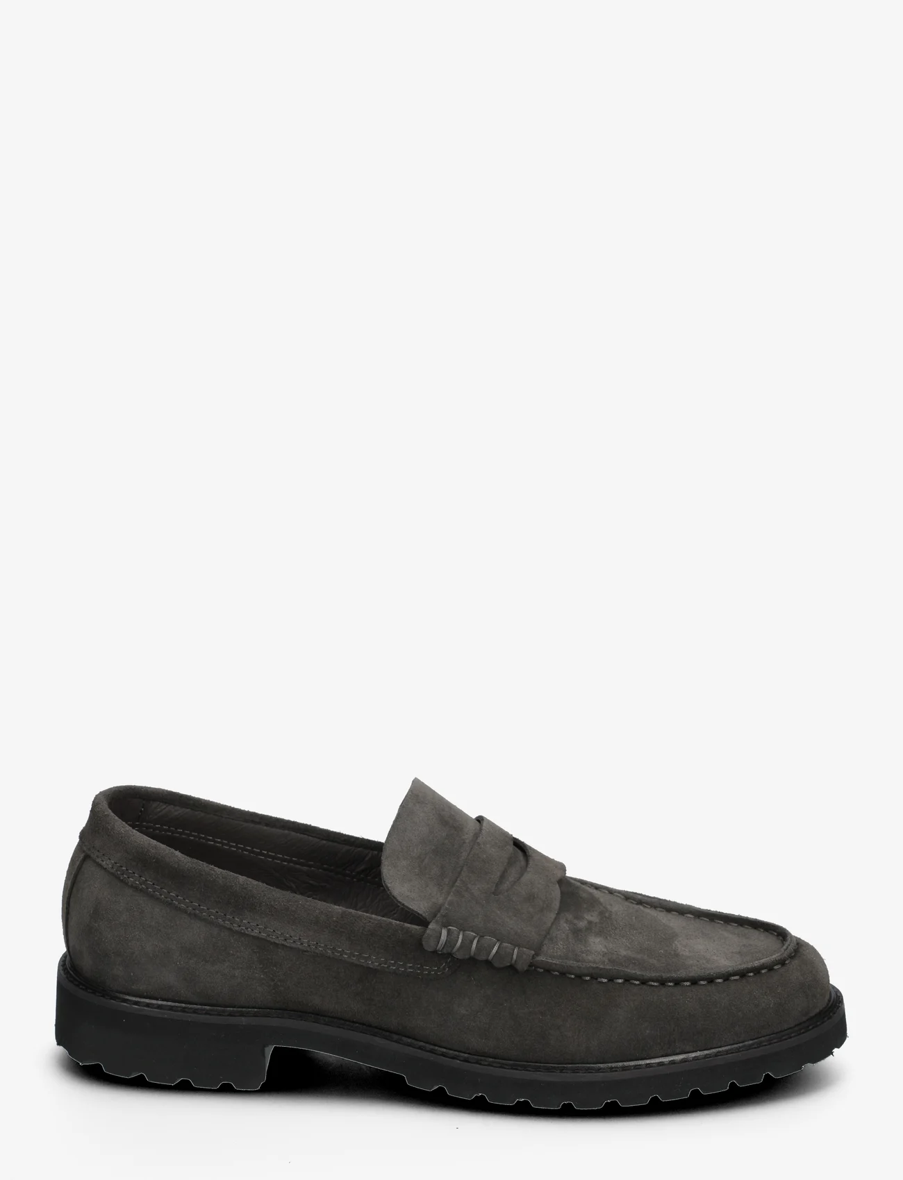Garment Project - Penny Loafer - Charcoal Suede - nordic style - charcoal - 1