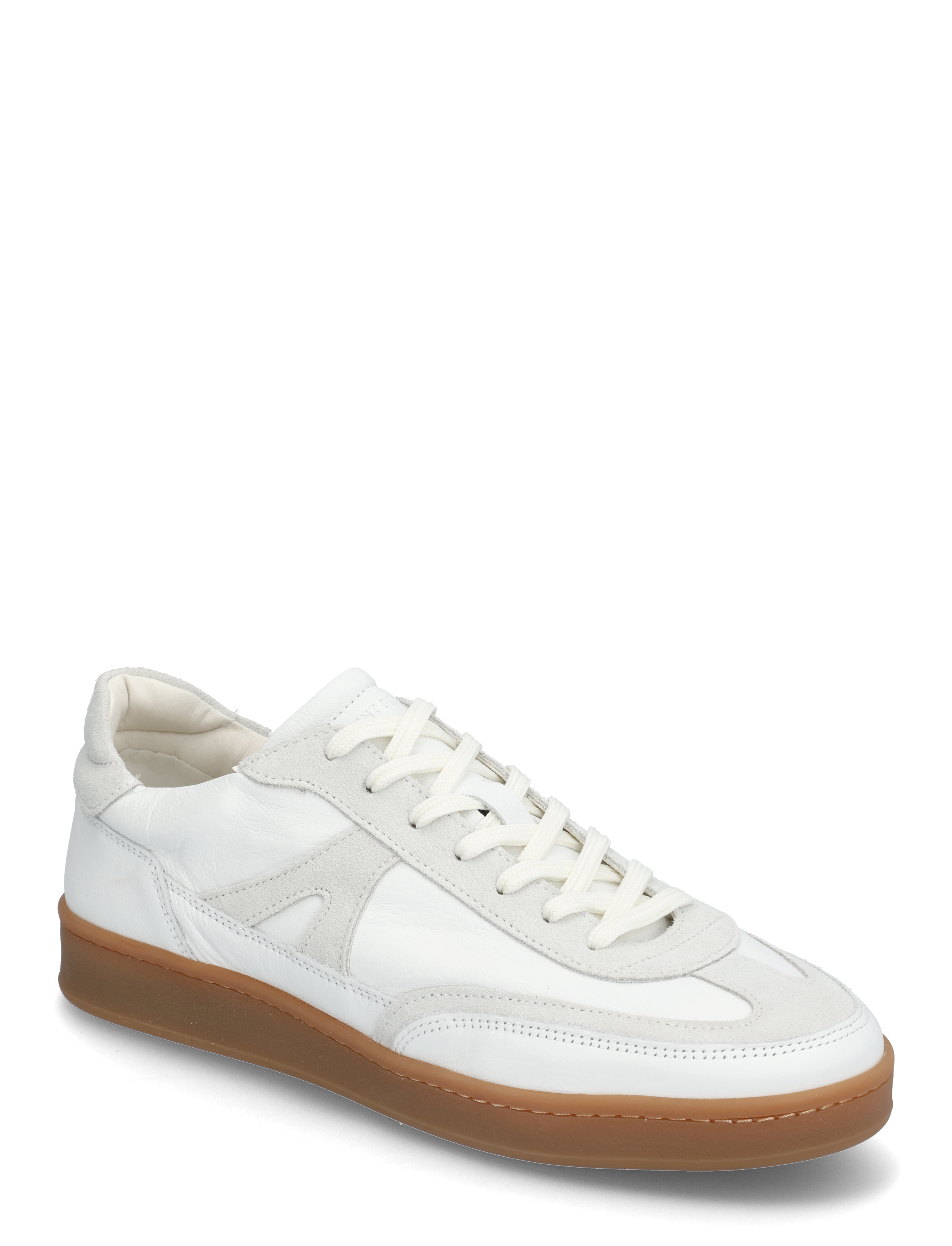 Garment Project Liga - White Leather - Sneakers - WHITE / white