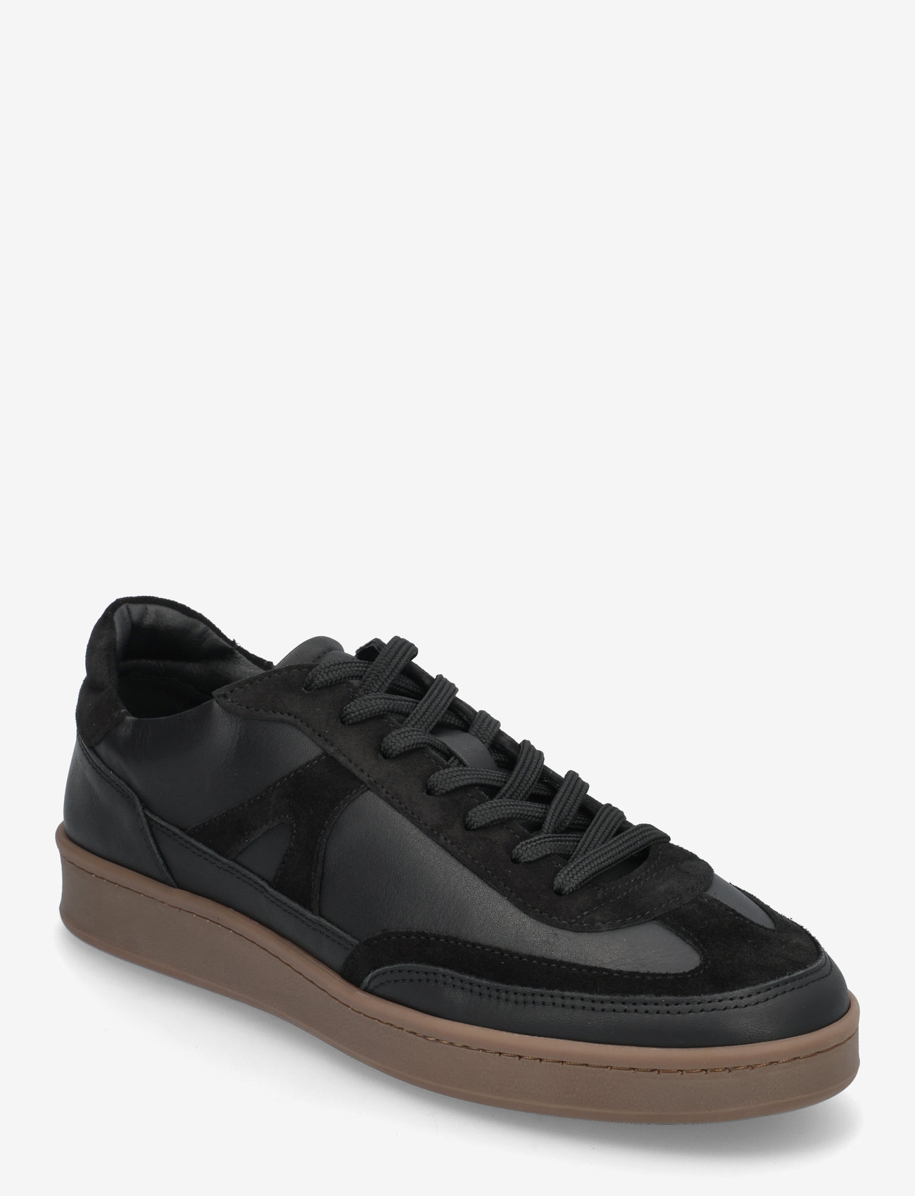 Garment Project - Liga - Black Leather - lave sneakers - black - 0